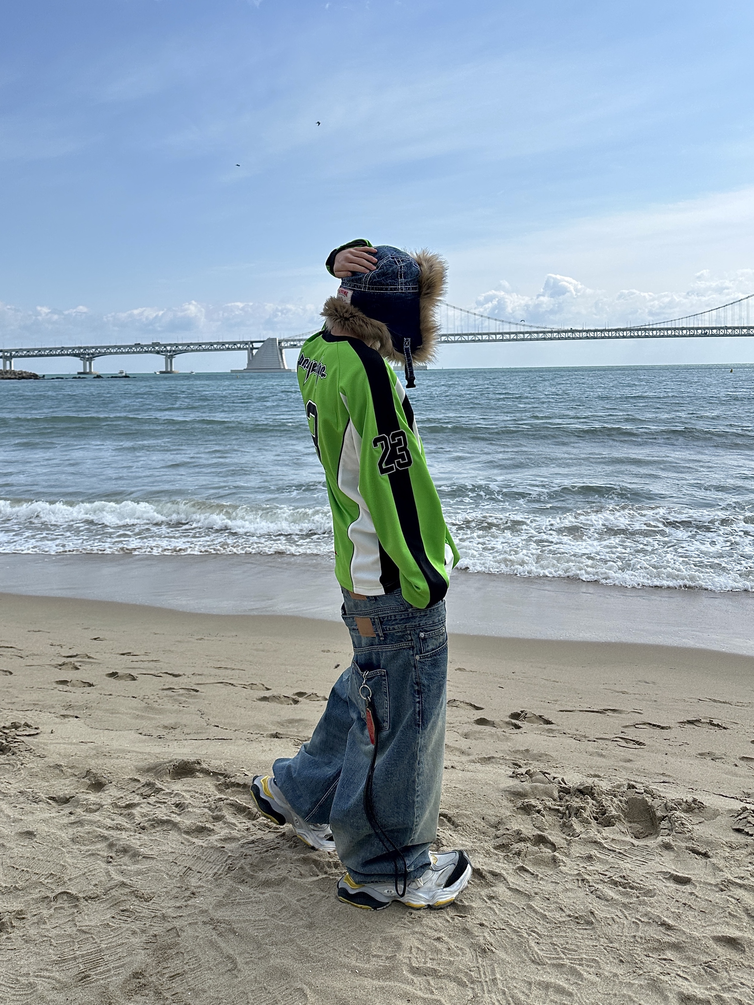 Project G/R 3 Layered Pants Blue, Supreme x True Religion Gore-Tex Trooper Denim - 22FW 착용 스타일 - 2