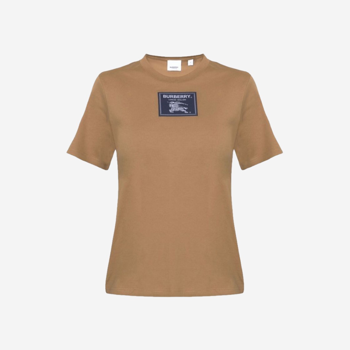 Burberry Prorsum Label Cotton T-Shirt Camel 상세 이미지 1