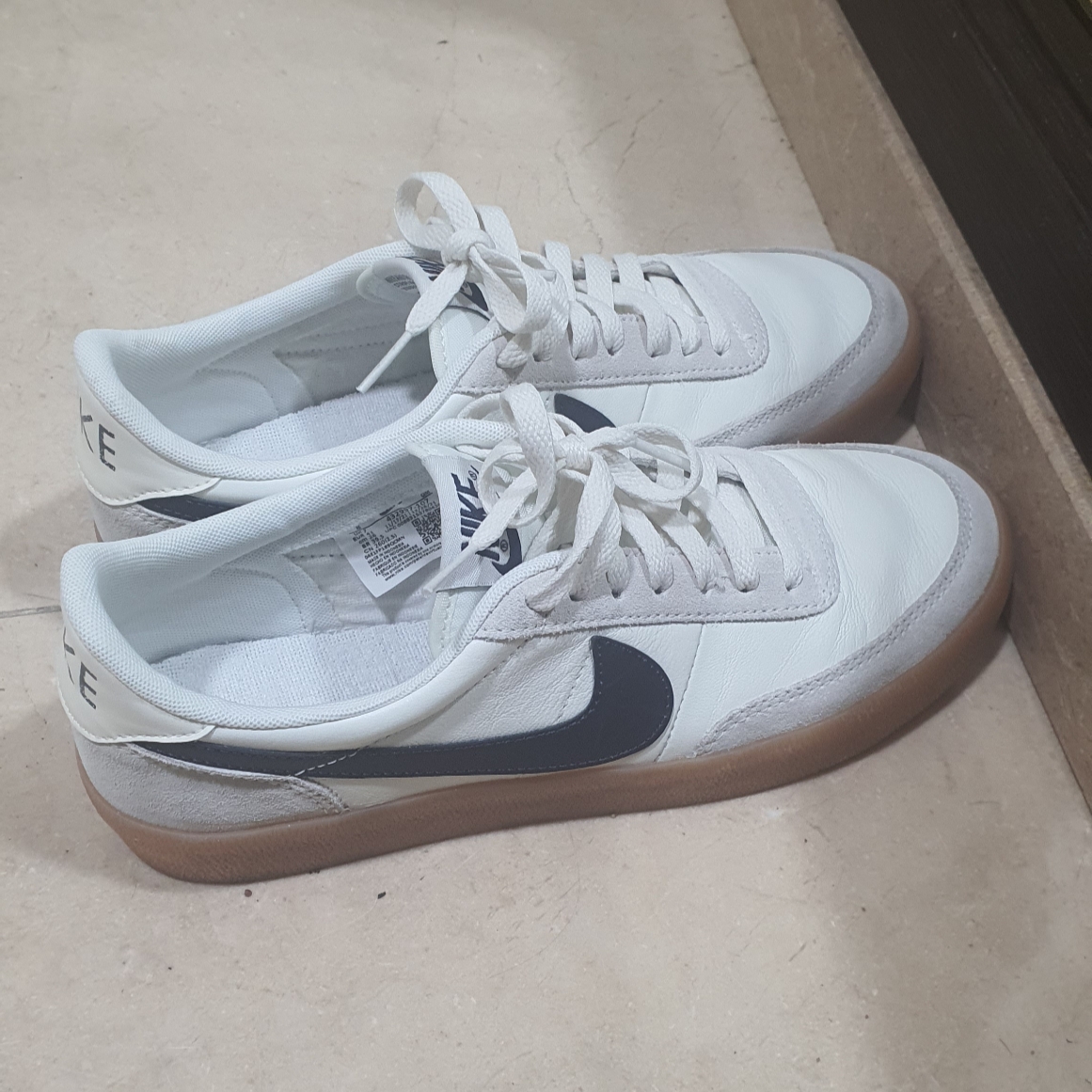 Nike x J.Crew Killshot 2 Sail Midnight Navy 착용 스타일