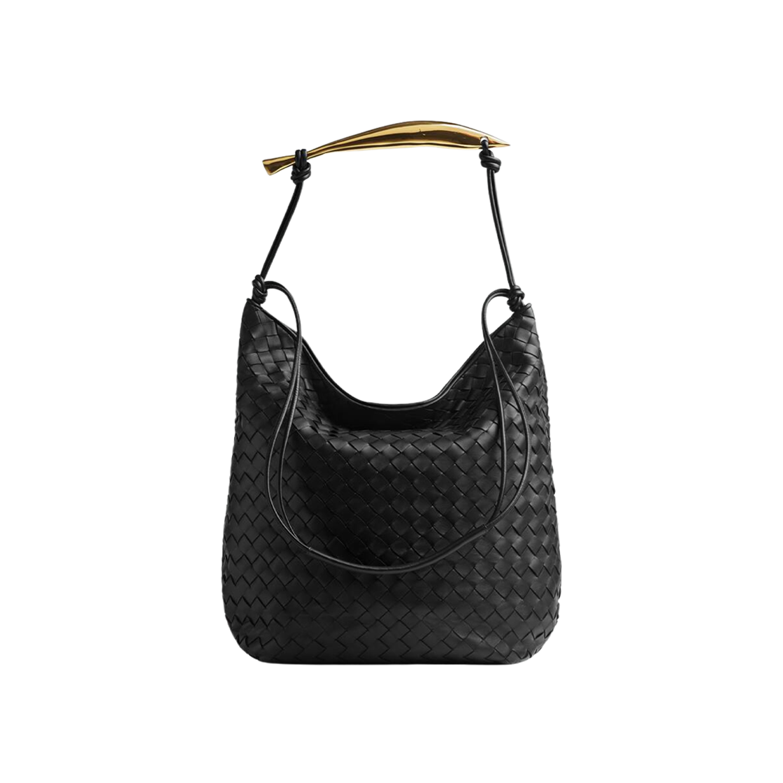 Bottega Veneta Sardine Hobo Black 상세 이미지 1