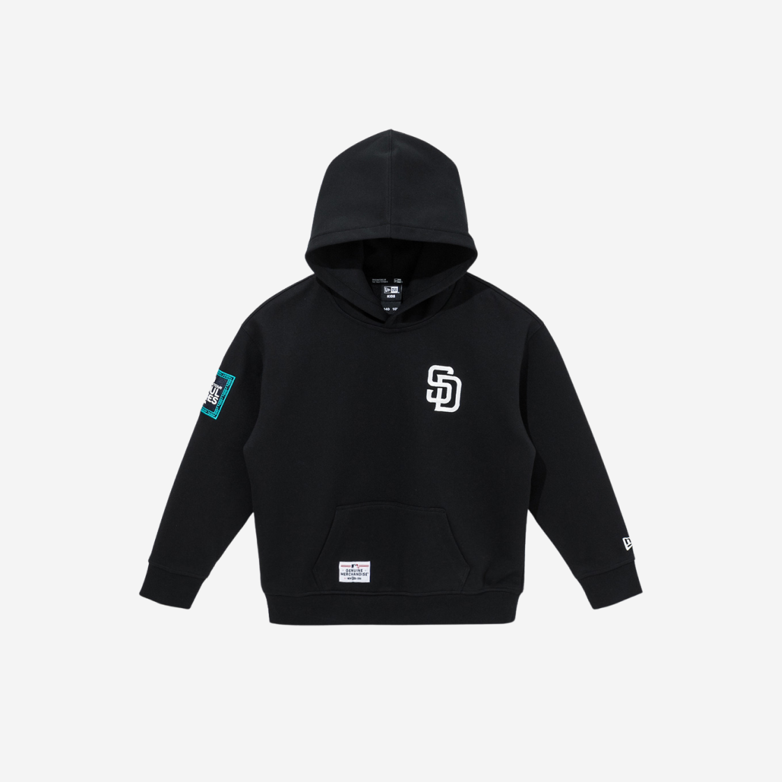(Kids) 뉴에라 MLB 서울 시리즈 샌디에이고 파드리스 후드 블랙((Kids) New Era MLB Seoul Series San Diego Padres Hood Black) - 2