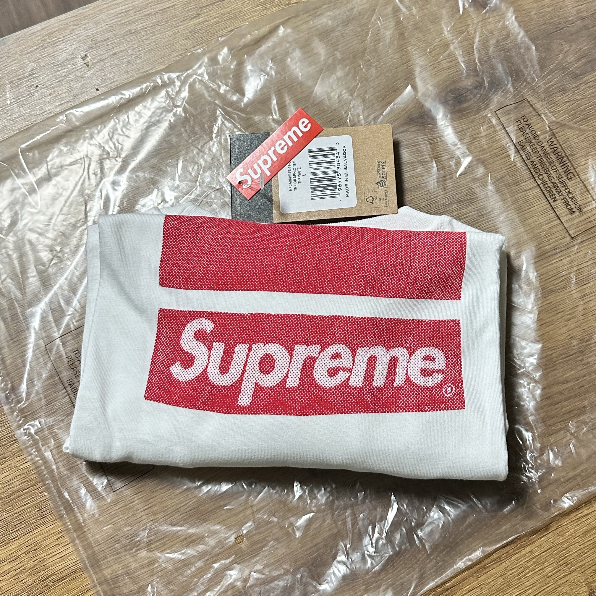 Supreme x The North Face S/S Top White - 24SS 착용 스타일
