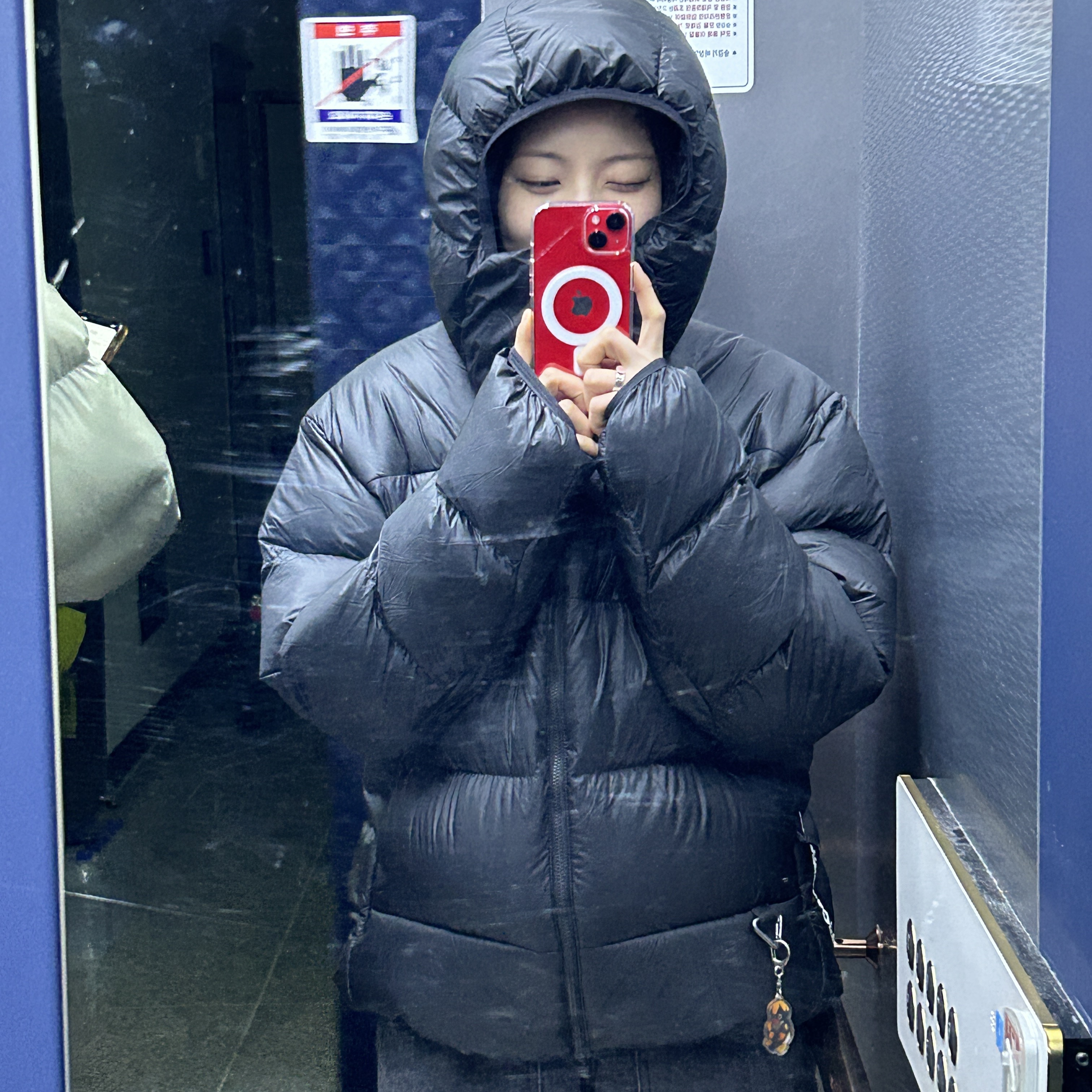 Nike ACG Therma-Fit ADV Lunar Lake Puffer Jacket Black - Asia, Nike ACG Therma-Fit ADV Lunar Lake Puffer Jacket Light Army - Asia 착용 스타일 - 2