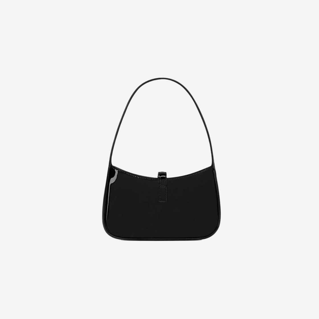 Saint Laurent Le 5 A 7 Mini Hobo in Patent Leather Black 상세 이미지 4