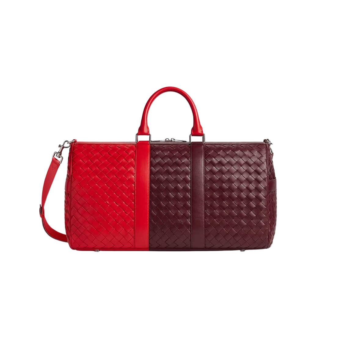 Bottega Veneta Medium Intrecciato Duffle Barolo Redstone 상세 이미지 1