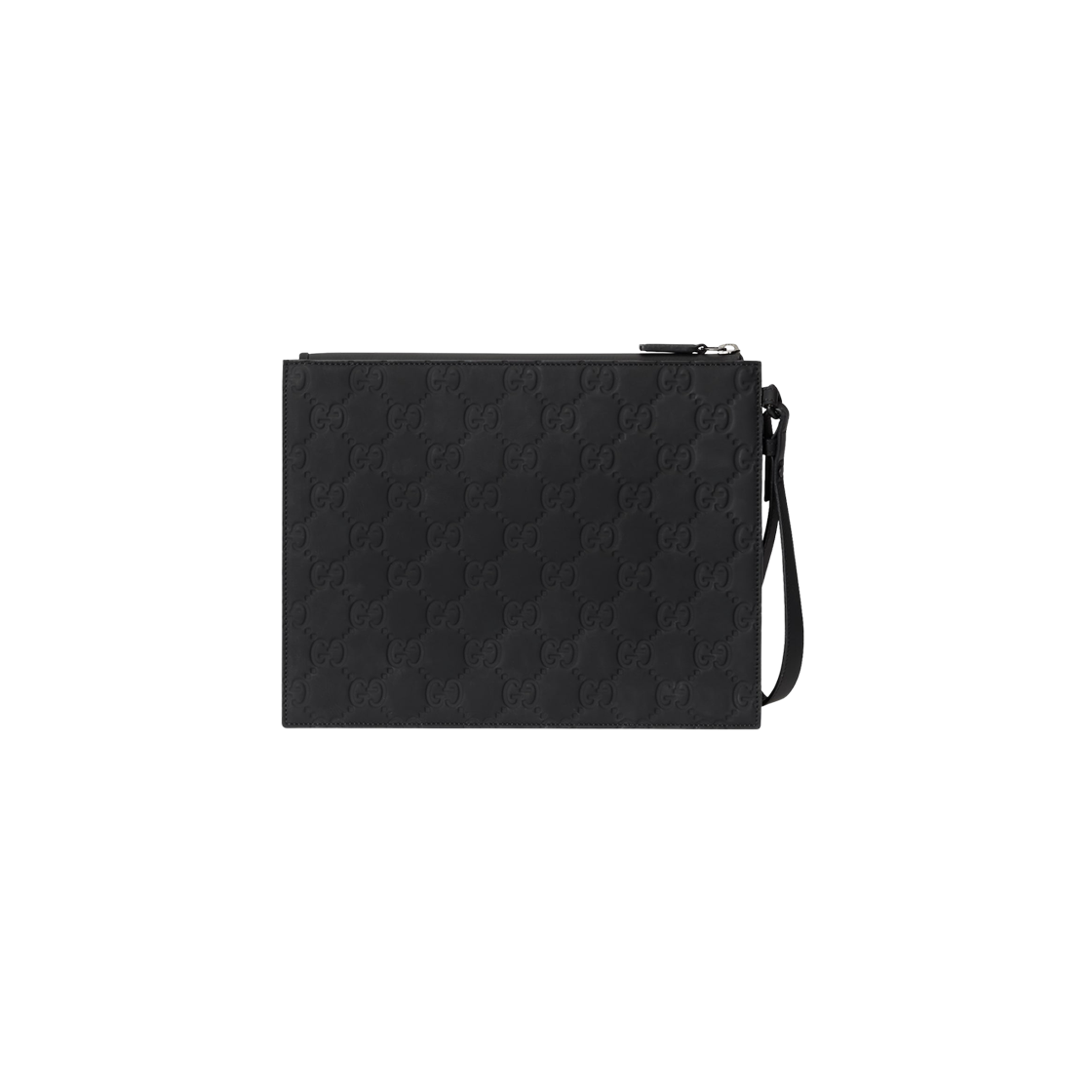 Gucci GG Rubber-Effect Pouch Black 상세 이미지 3