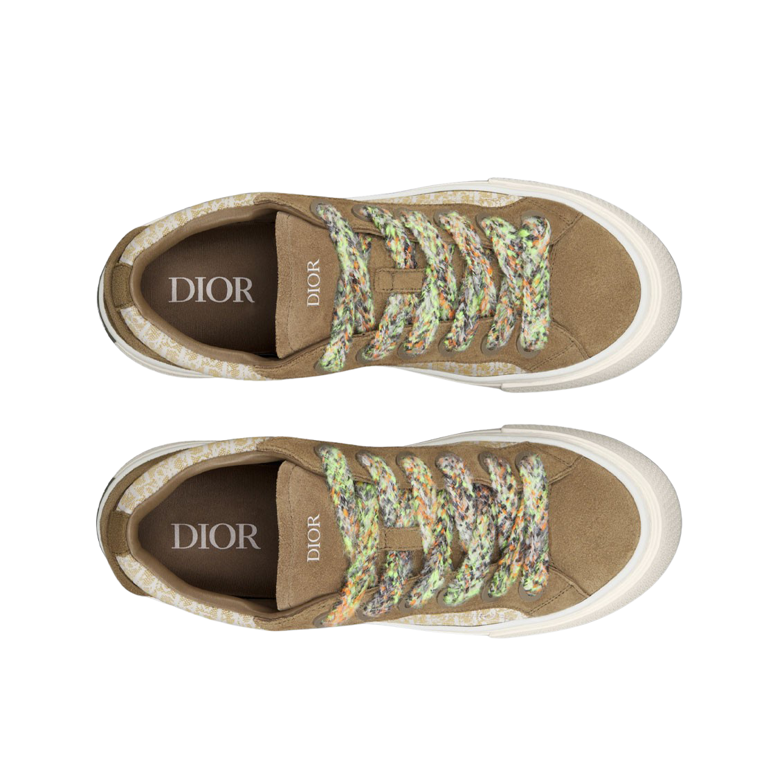 디올 B33 스니커즈 카키 크림 디올 오블리크 자카드(Dior B33 Sneakers Khaki Cream Dior Oblique Jacquard) - 2