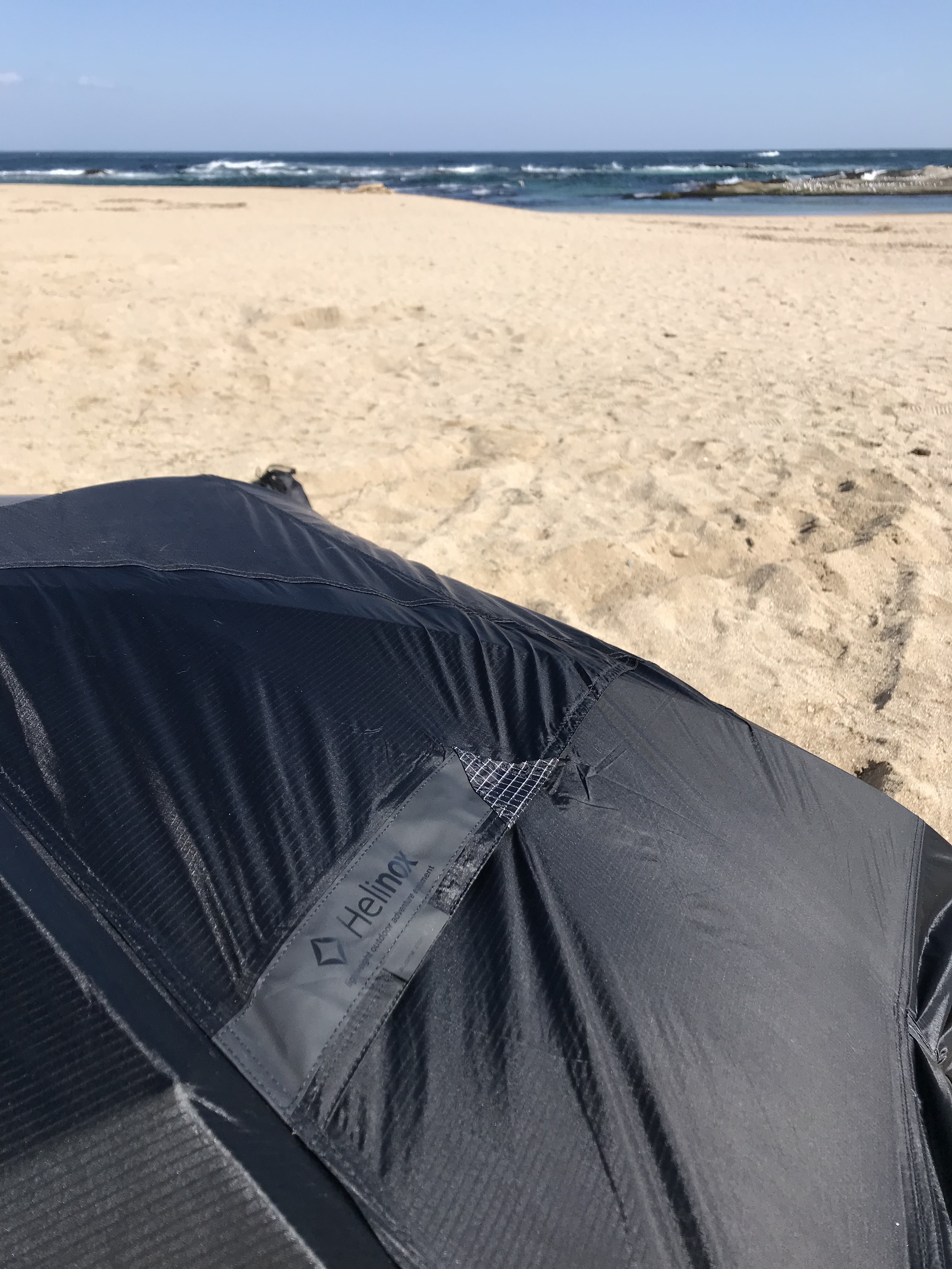 Helinox Alpine Dome 2p Black 착용 스타일