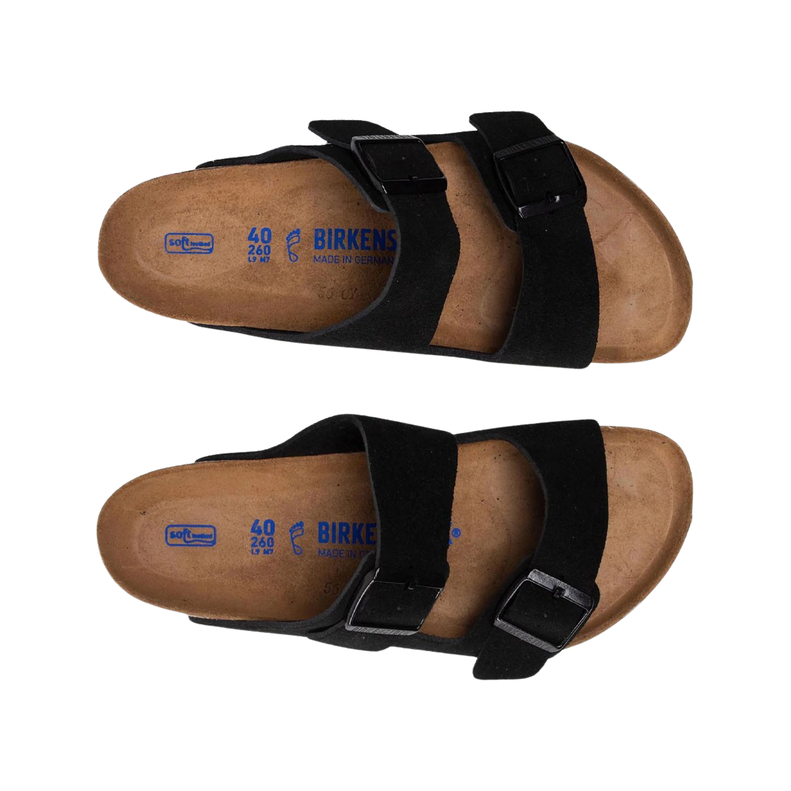 버켄스탁 애리조나 BS 블랙 - 레귤러(Birkenstock Arizona BS Black - Regular) - 2
