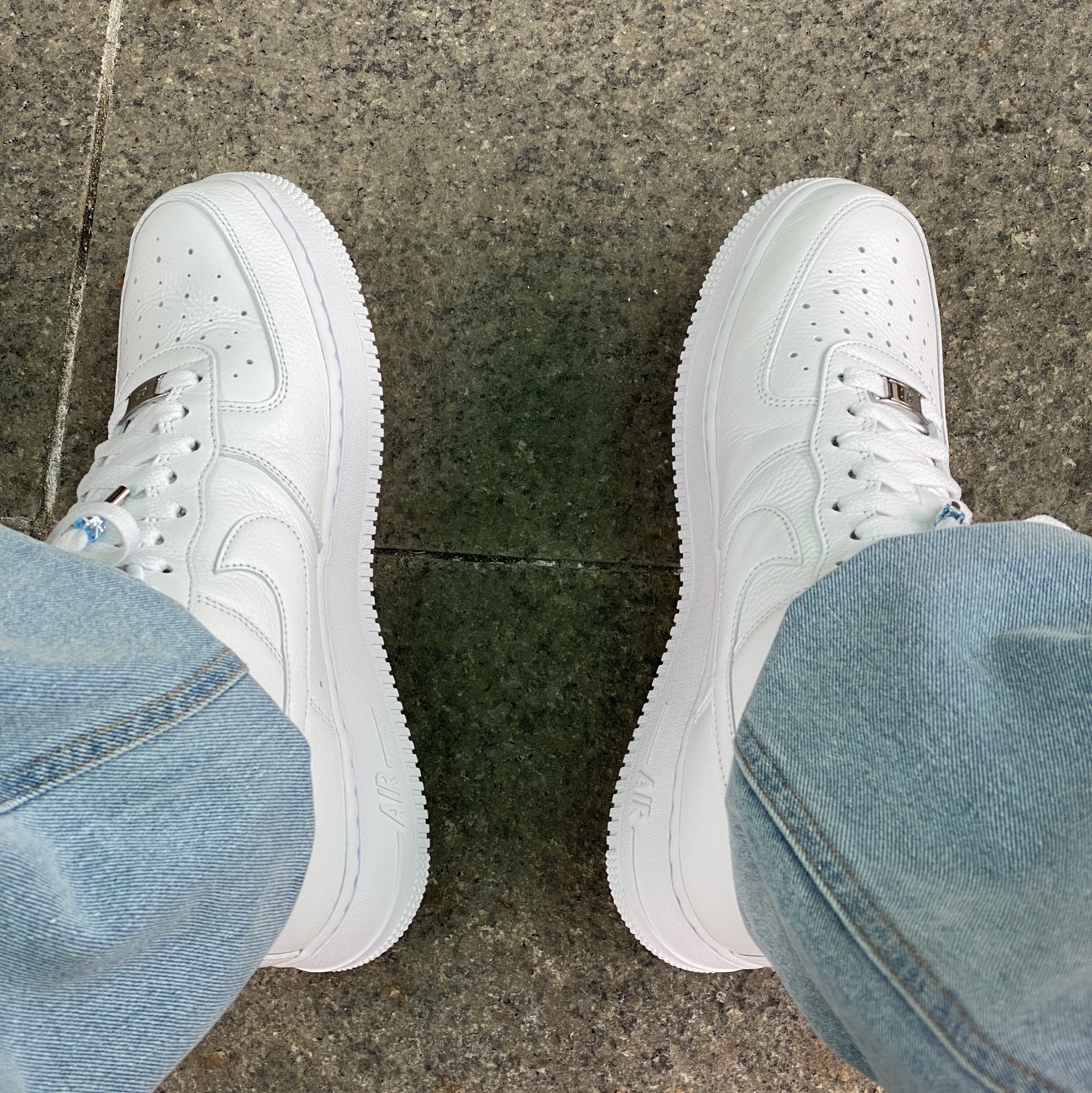 Nike x Drake Nocta Air Force 1 Low SP Certified Lover Boy White 착용 스타일