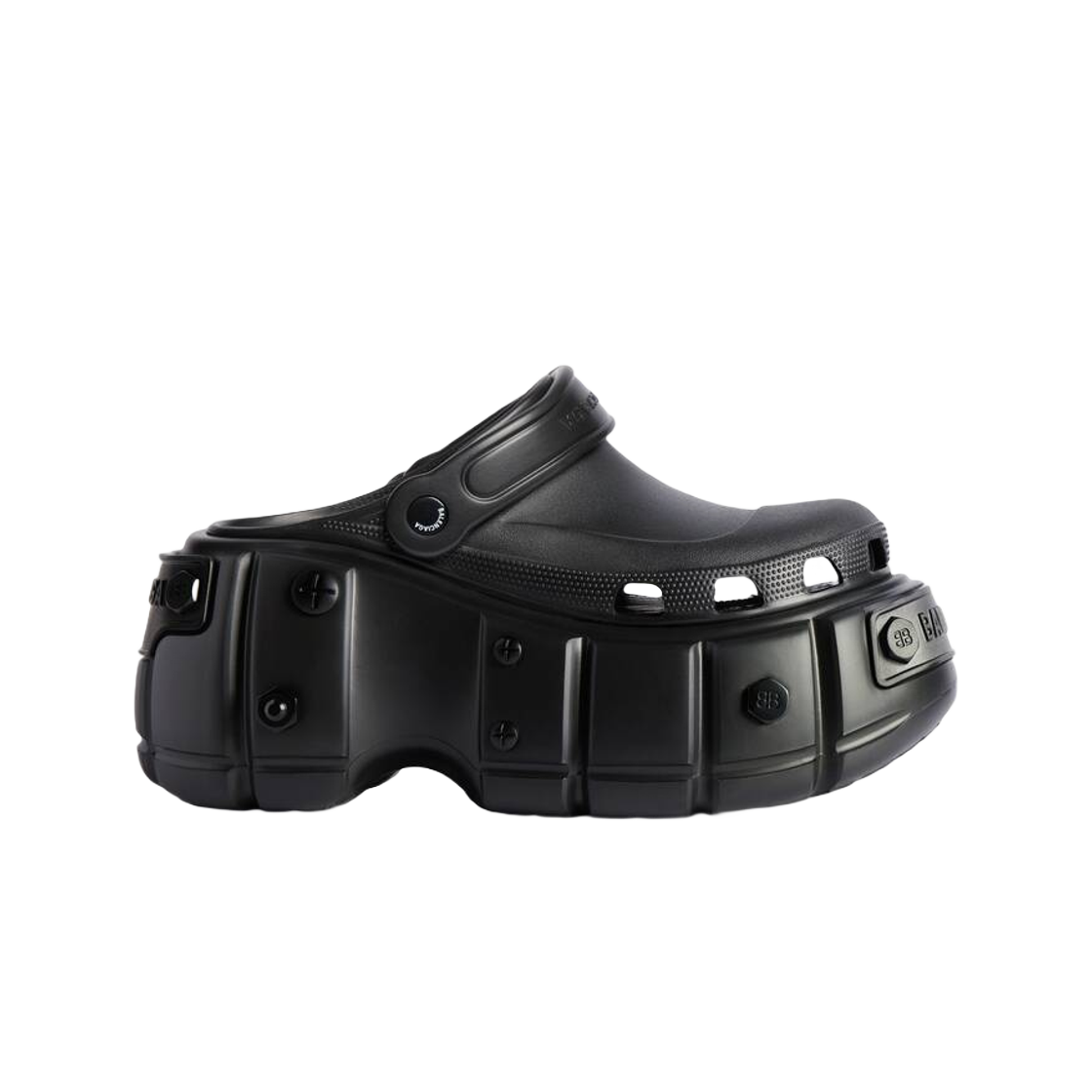 (W) 발렌시아가 x 크록스 뮬 블랙((W) Balenciaga x Crocs Mule Black) - 1