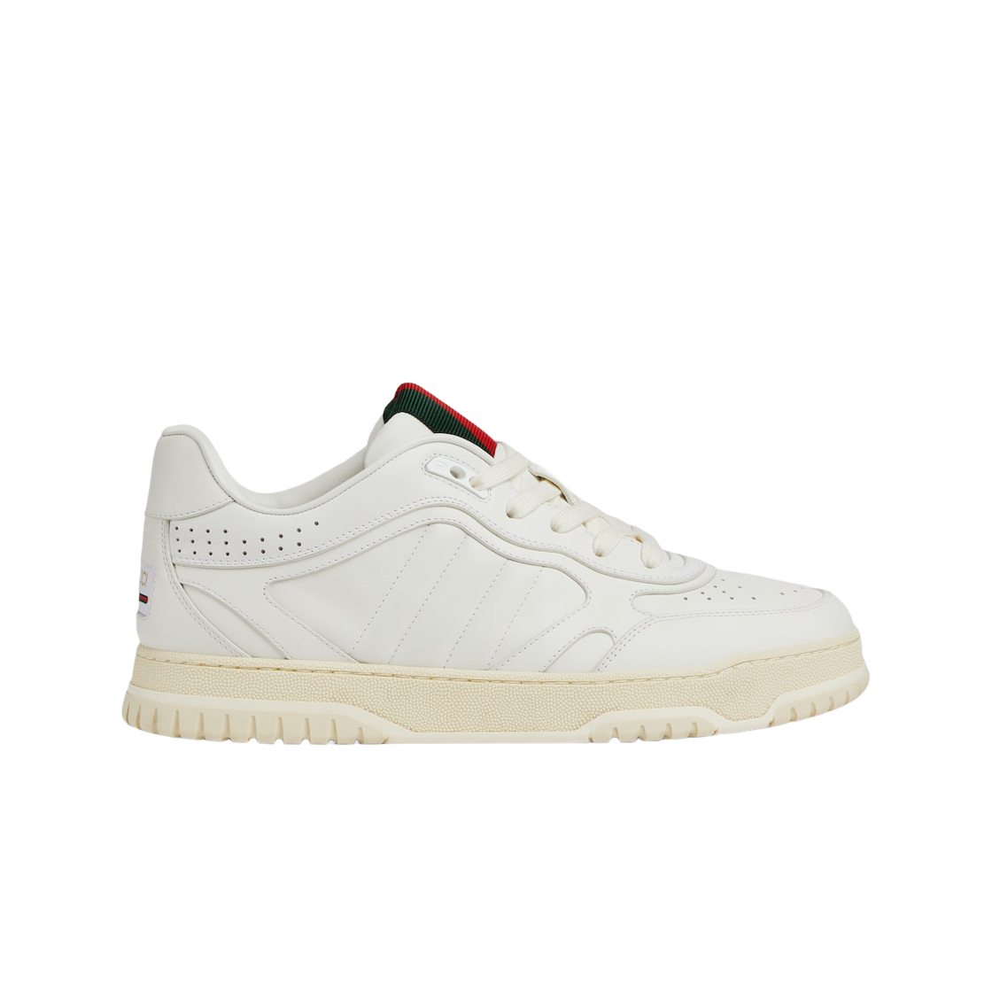 구찌 리웹 스니커즈 화이트 레더(Gucci Re-Web Sneakers White Leather) - 1