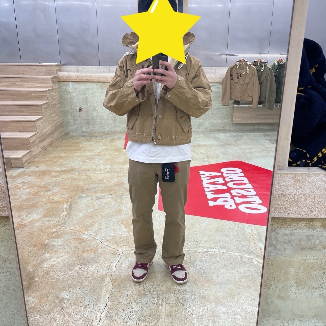 Human Made Prototype Hooded Blouson Beige - Otsumo Plaza Exclusive, Human Made Prototype Hooded Blouson Olive Drab - Otsumo Plaza Exclusive 착용 스타일 - 3
