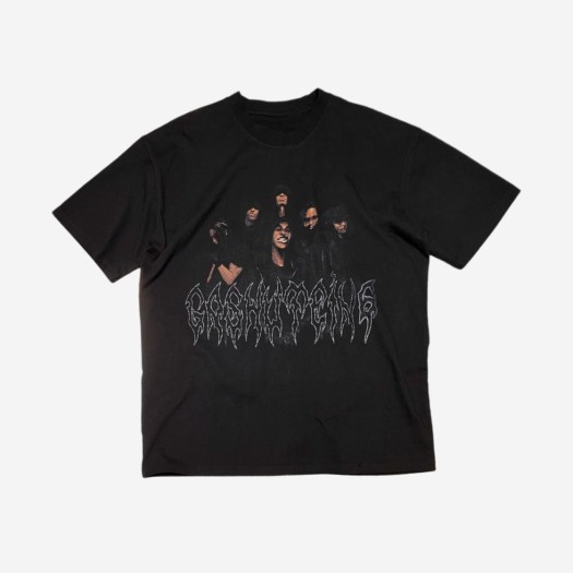 언더마이카 가슈테인 6 식스 피플 그래픽 티셔츠 브리스톨 블랙 - 24SS