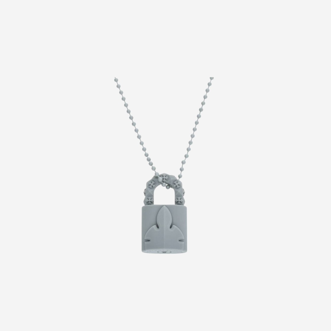 Chrome Hearts Silichrome CH Padlock Fleurknee Pendant Grey - 2023 상세 이미지 1