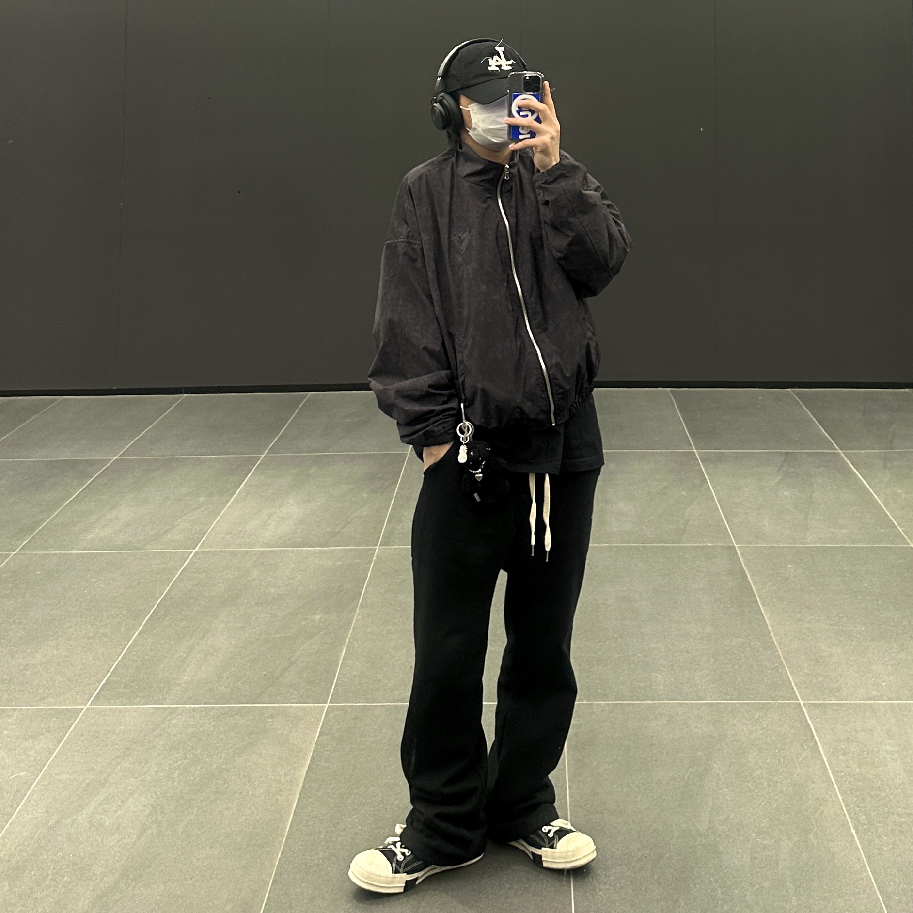 Converse x Drkshdw Drkstr Chuck 70 Ox Black 착용 스타일