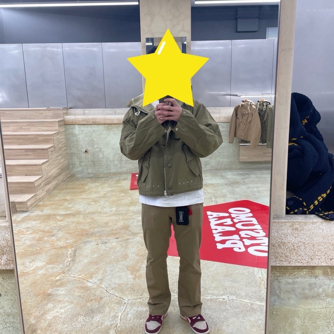 Human Made Prototype Hooded Blouson Beige - Otsumo Plaza Exclusive, Human Made Prototype Hooded Blouson Olive Drab - Otsumo Plaza Exclusive 착용 스타일 - 1