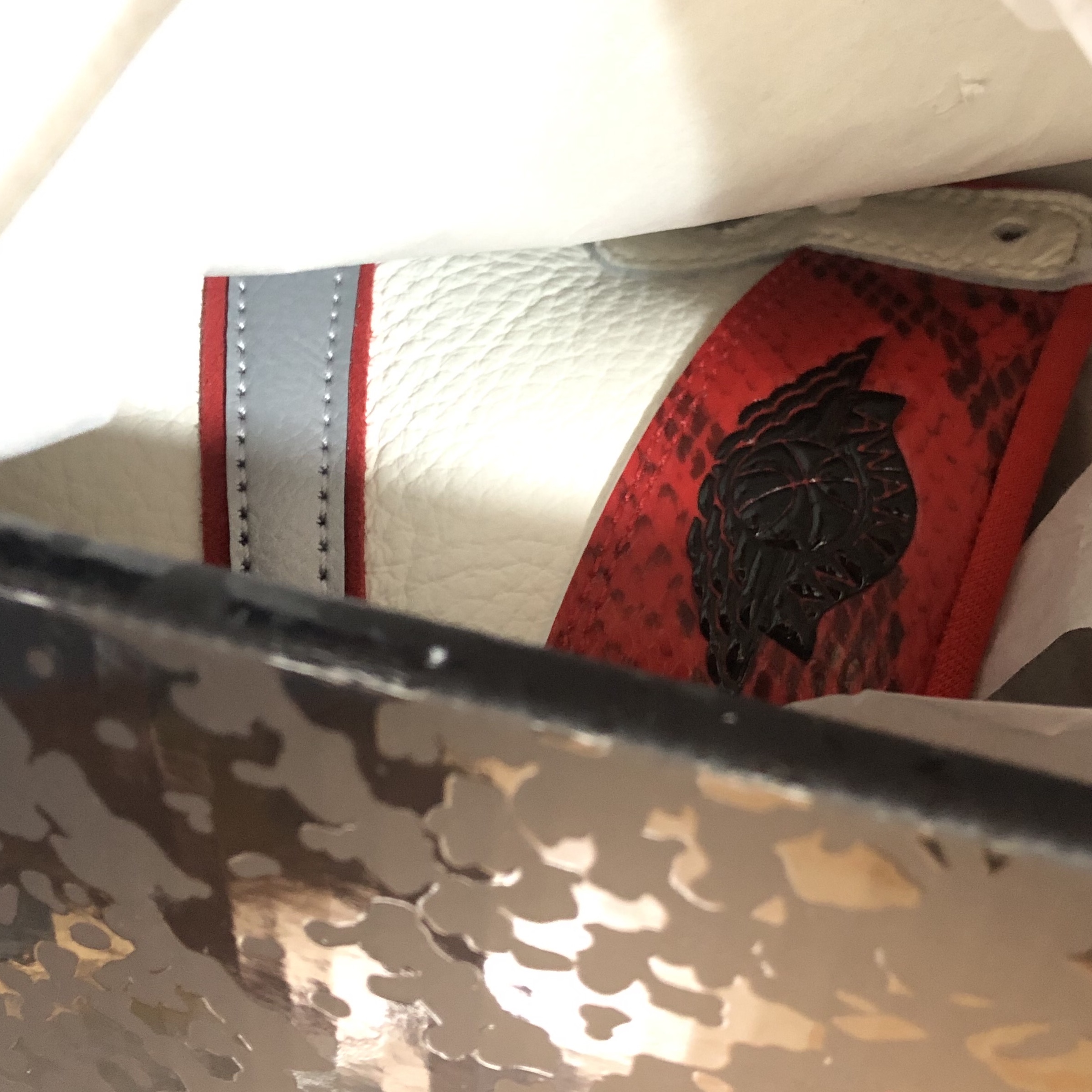 Jordan x Awake NY Air Ship PE SP Sail University Red 착용 스타일