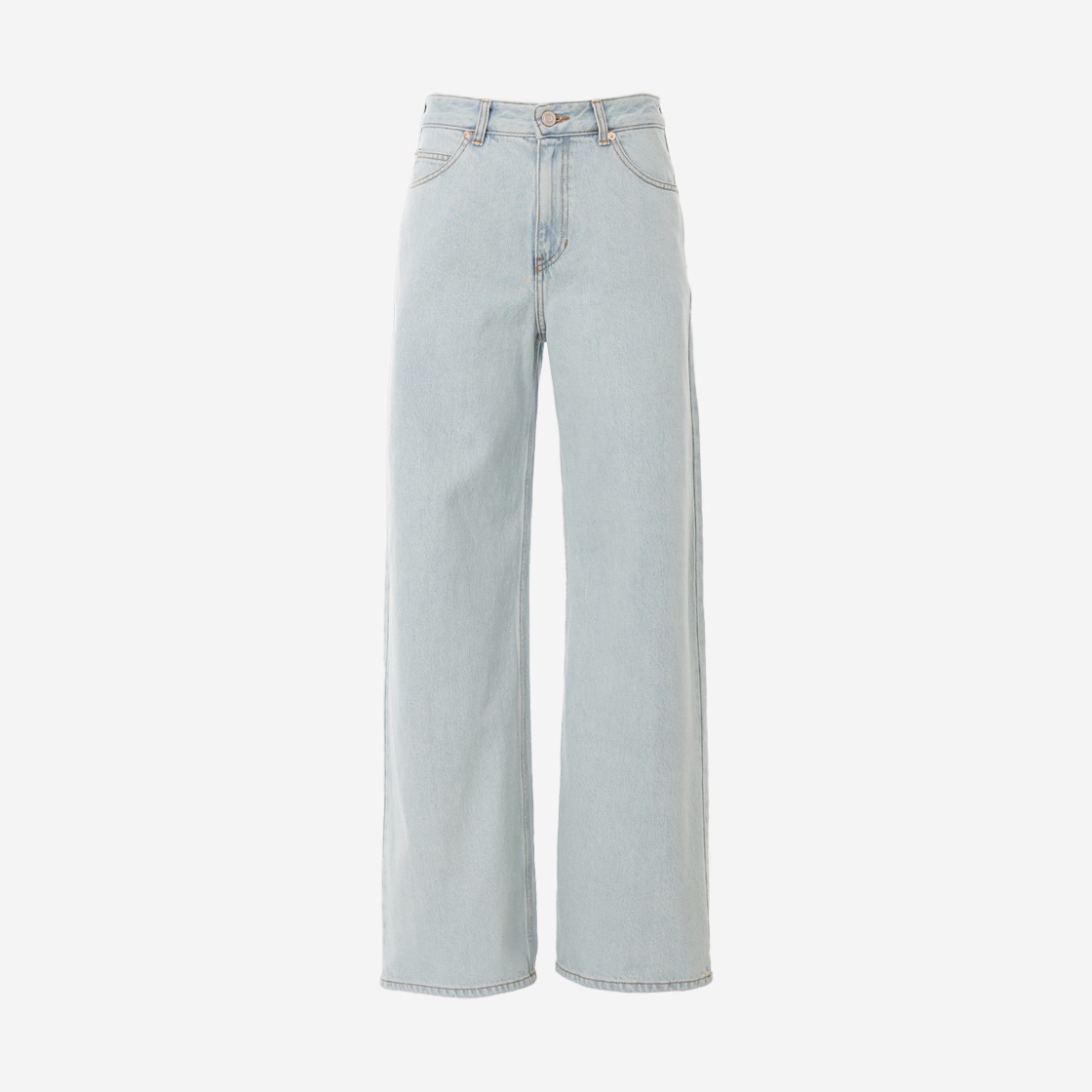 Recto Women Women Vintage Washing Wide Fit Denim Light Blue 상세 이미지 1