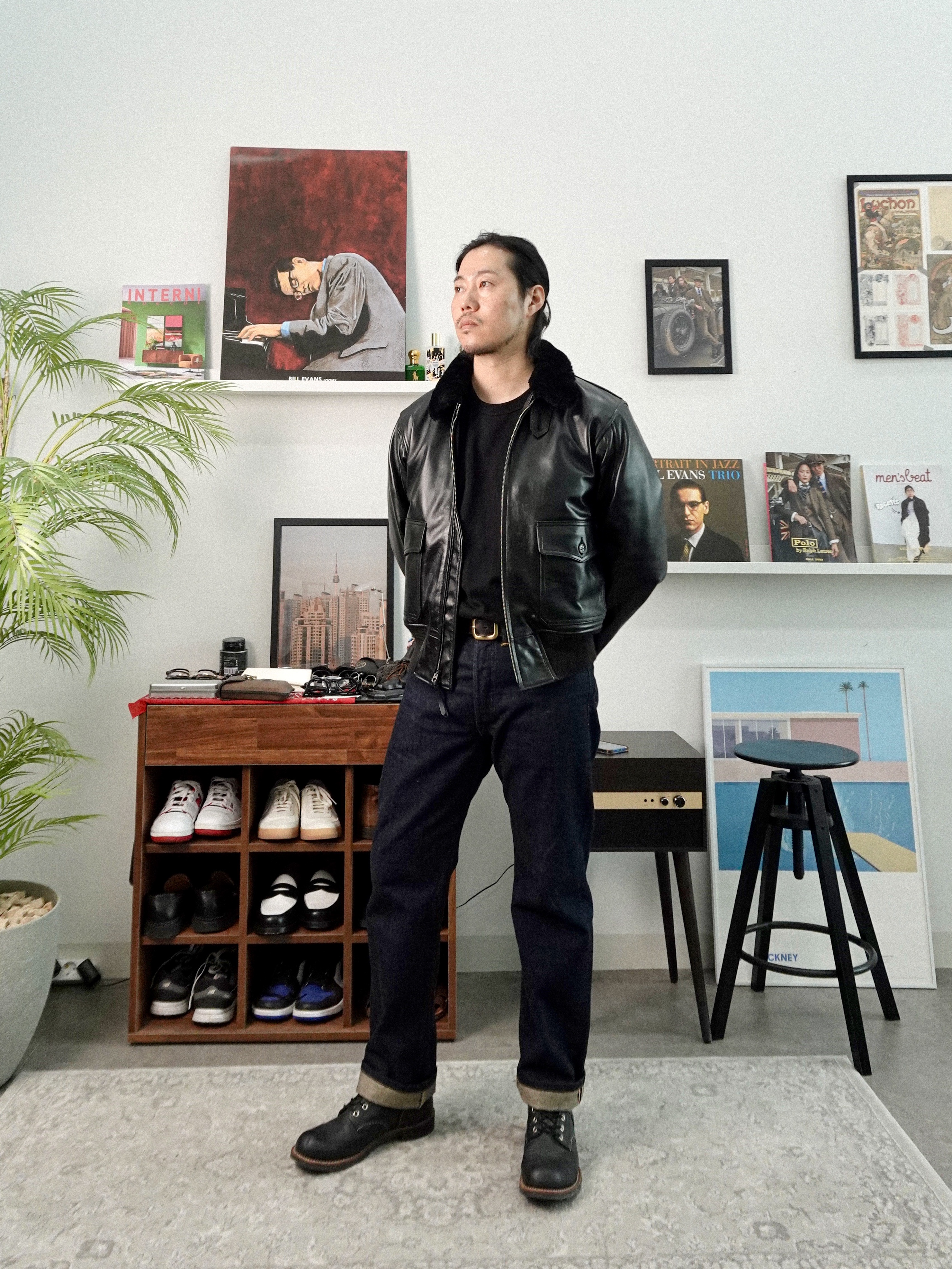 Red Wing Iron Ranger 8084 Black Harness - D 착용 스타일