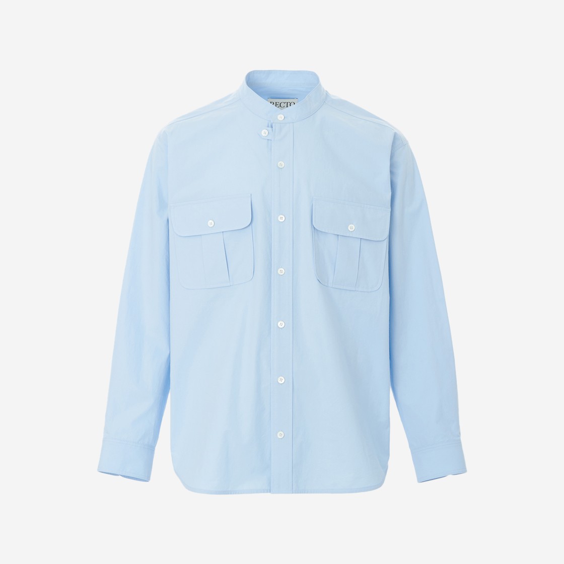 Recto Fabio China Collar Shirt Sky Blue 상세 이미지 1