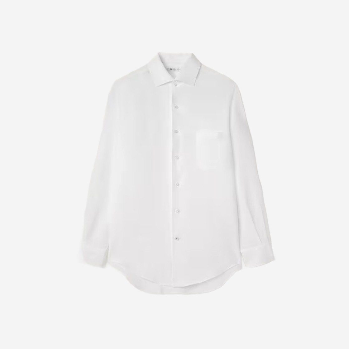 Loro Piana Andre Shirt Linen Optical White 상세 이미지 1