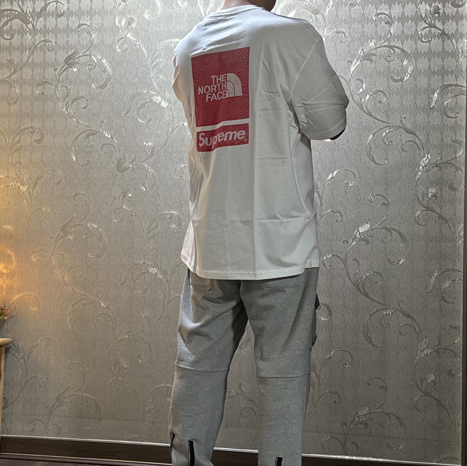 Supreme x The North Face S/S Top White - 24SS, Nike x Yuto Horigome SB Dunk Low Wolf Grey 착용 스타일 - 2