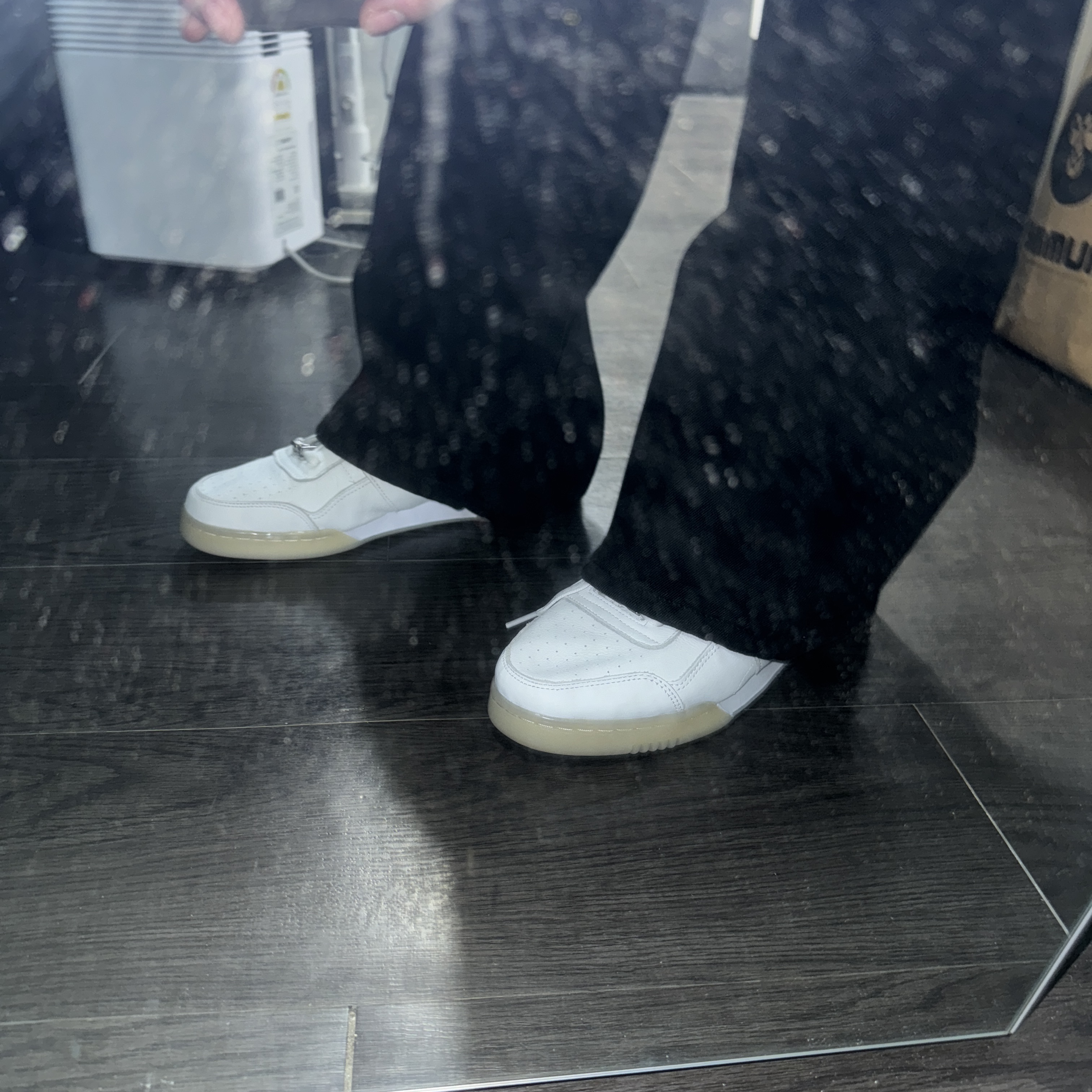 Reebok x Dime Workout Plus Cloud White 착용 스타일 - 1