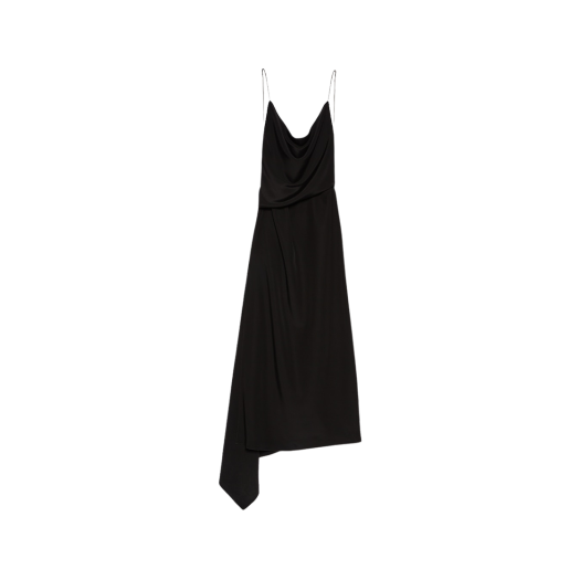 (W) 구찌 실크 맥시 드레스 블랙