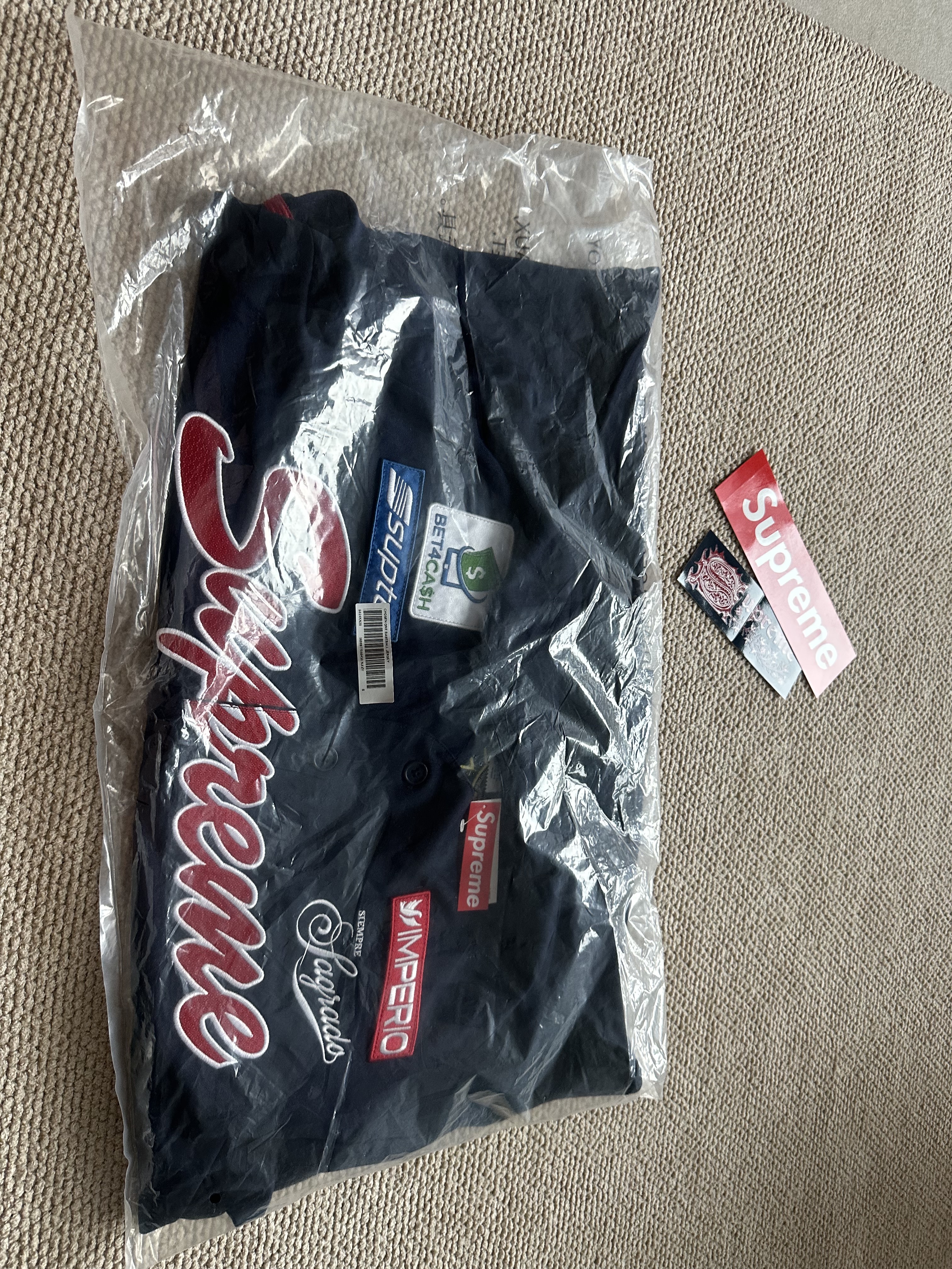 Supreme Chosen One Baseball Jersey Navy - 24SS 착용 스타일 - 6