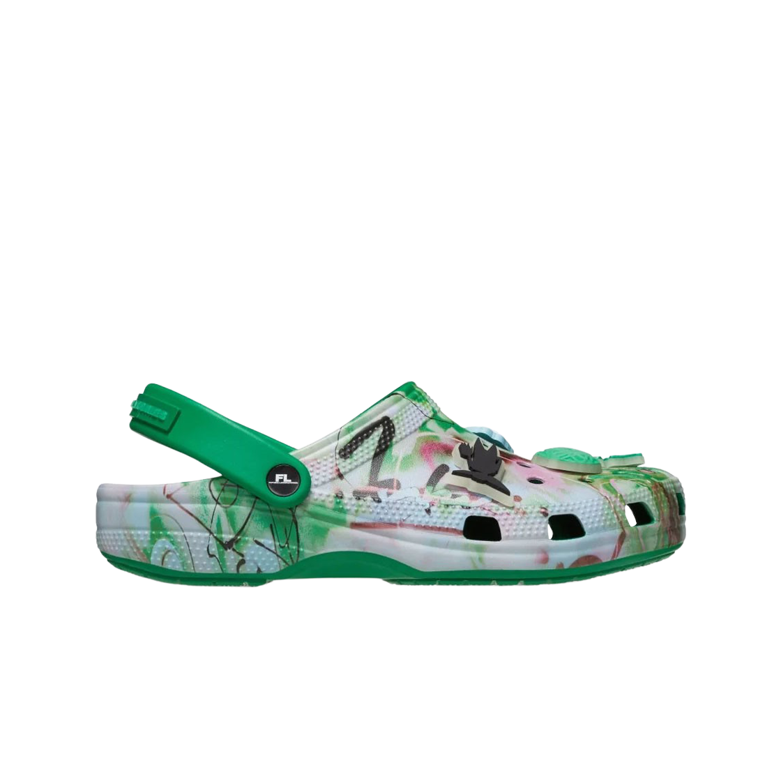 크록스 x 퓨추라 래버러토리 클래식 클로그 그린 아이비(Crocs x Futura Laboratories Classic Clog Green Ivy)