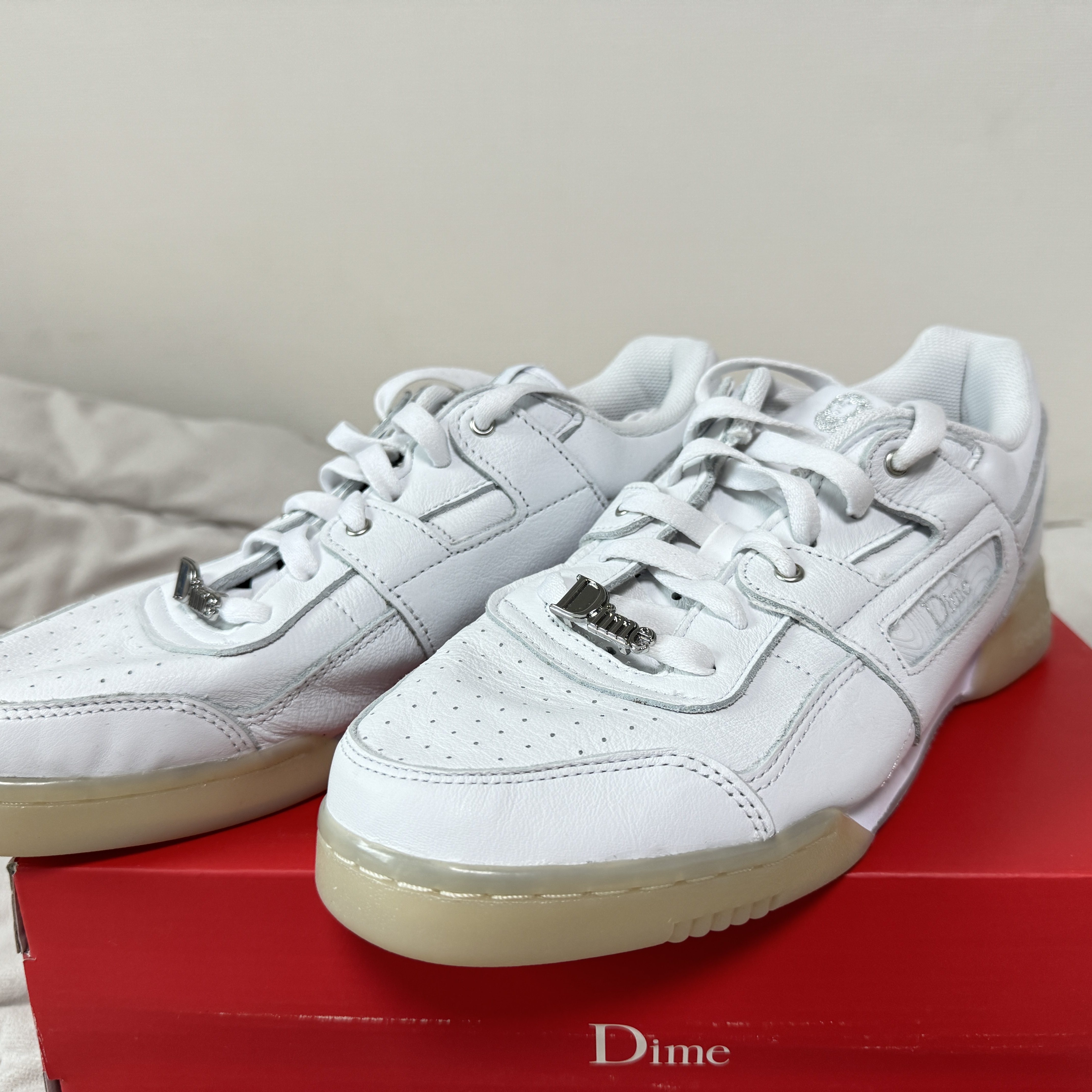 Reebok x Dime Workout Plus Cloud White 착용 스타일 - 2
