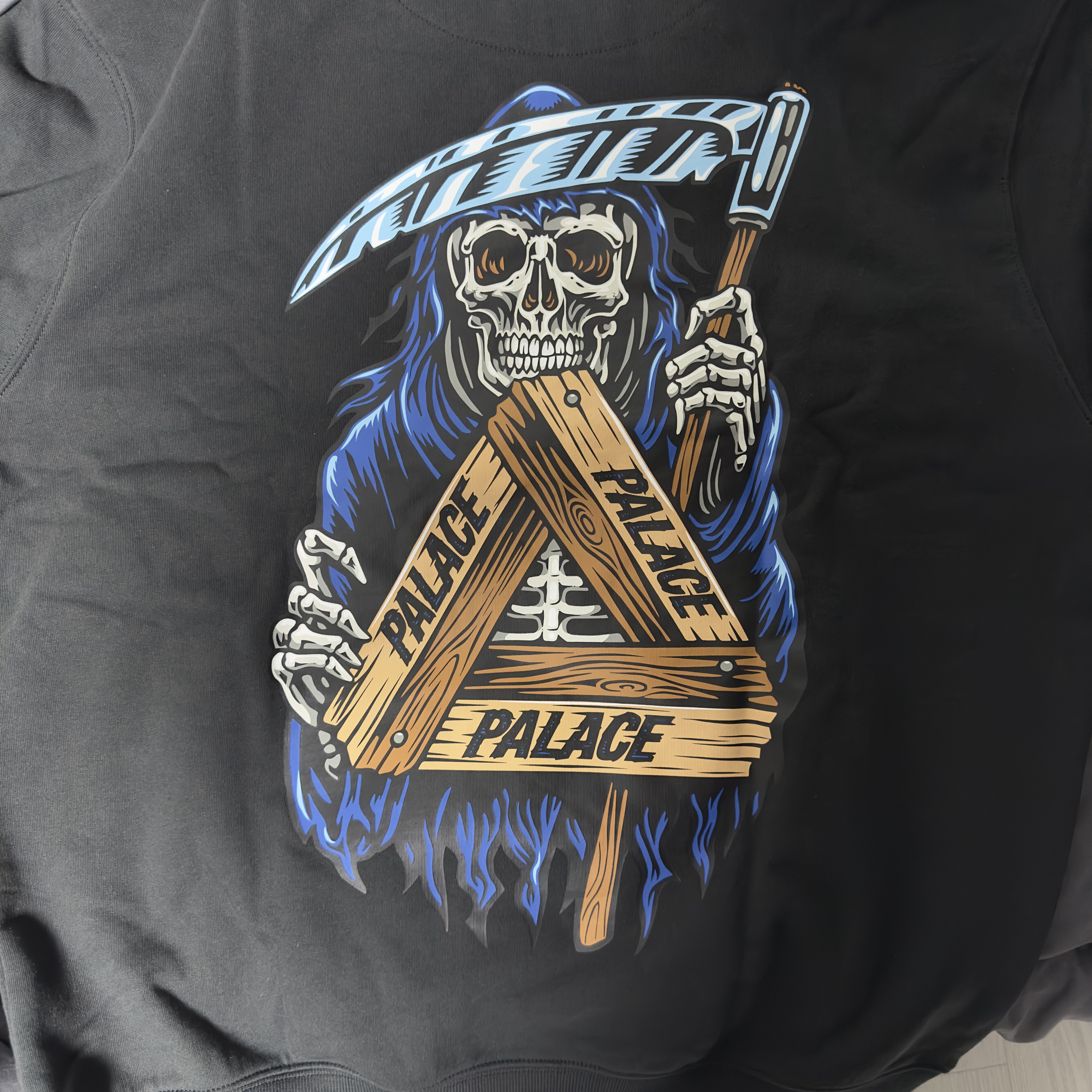 Palace Reaper Hood Black - 23FW 착용 스타일