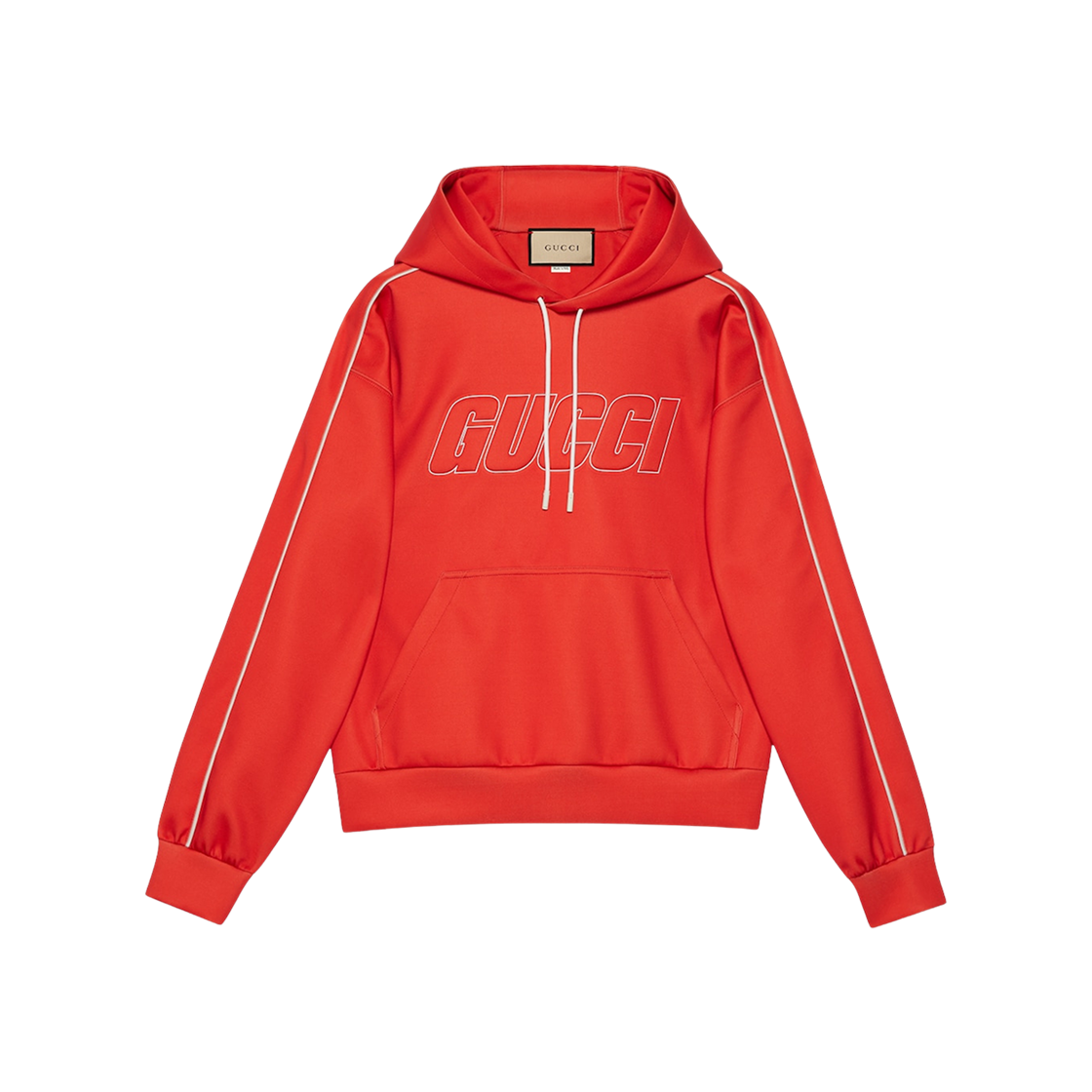 Gucci Neoprene Hooded Sweatshirt Red 상세 이미지 1