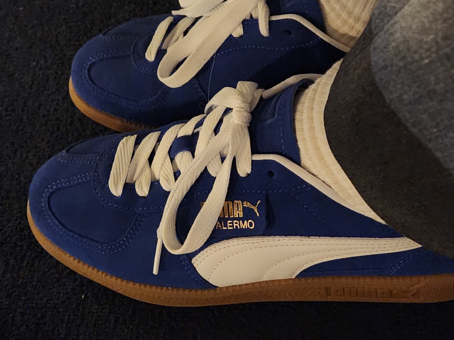Puma Palermo Cobalt Glaze White 착용 스타일 - 2