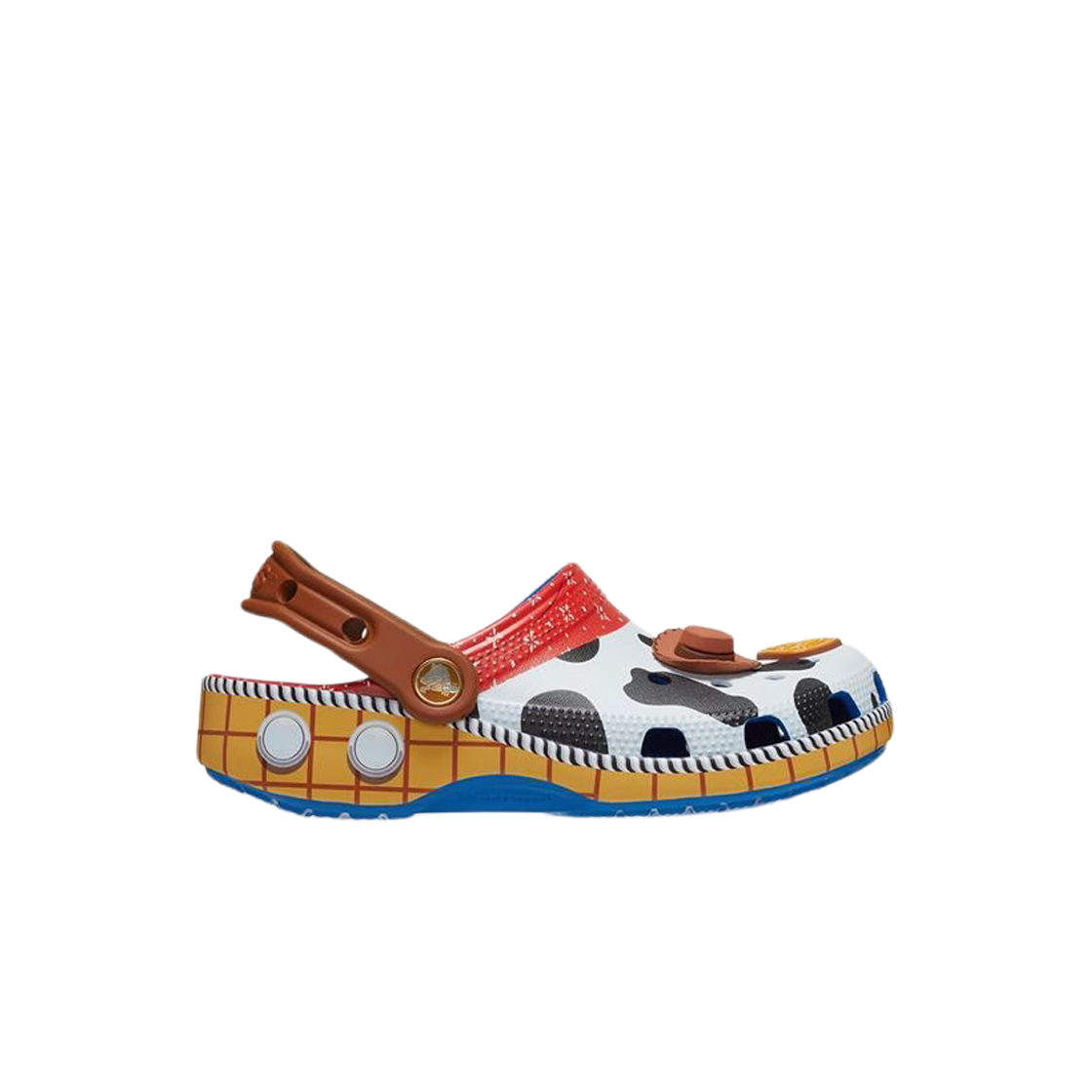 209461-4GX (Kids) Crocs x Toy Story Sheriff Woody Classics Clog Blue Jean