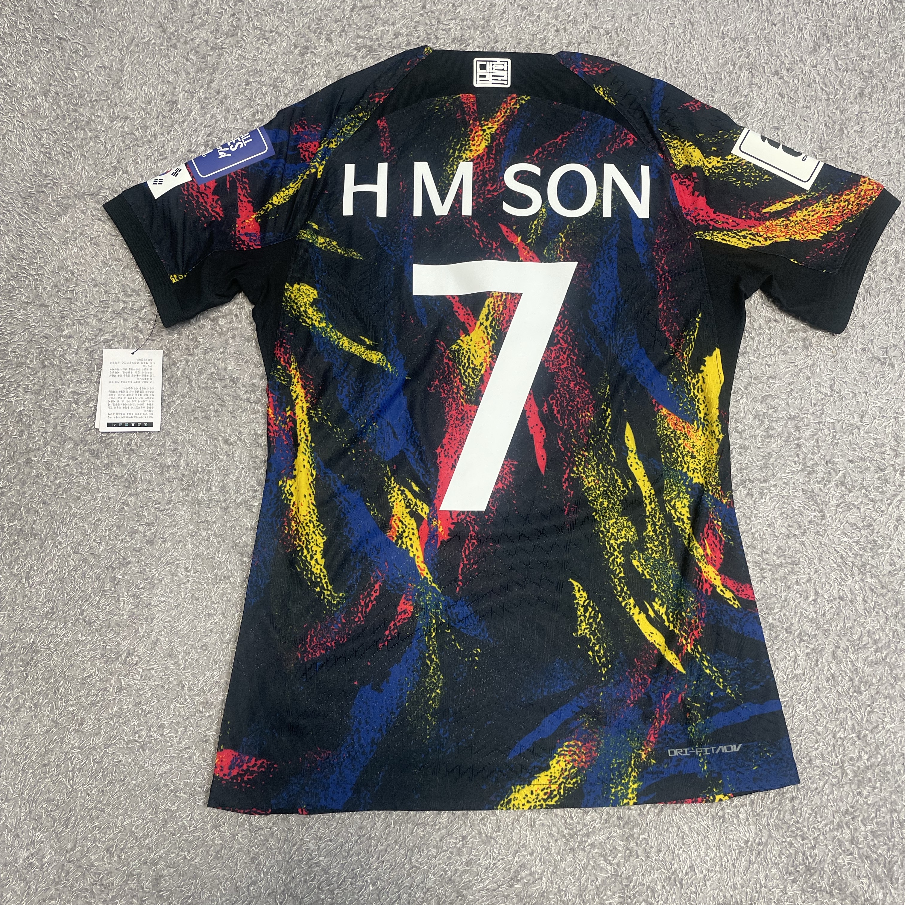 Nike Korea 2022/23 Dri-Fit ADV Player Issue Away SS Jersey Black - Asia (Non Marking Ver.) 착용 스타일