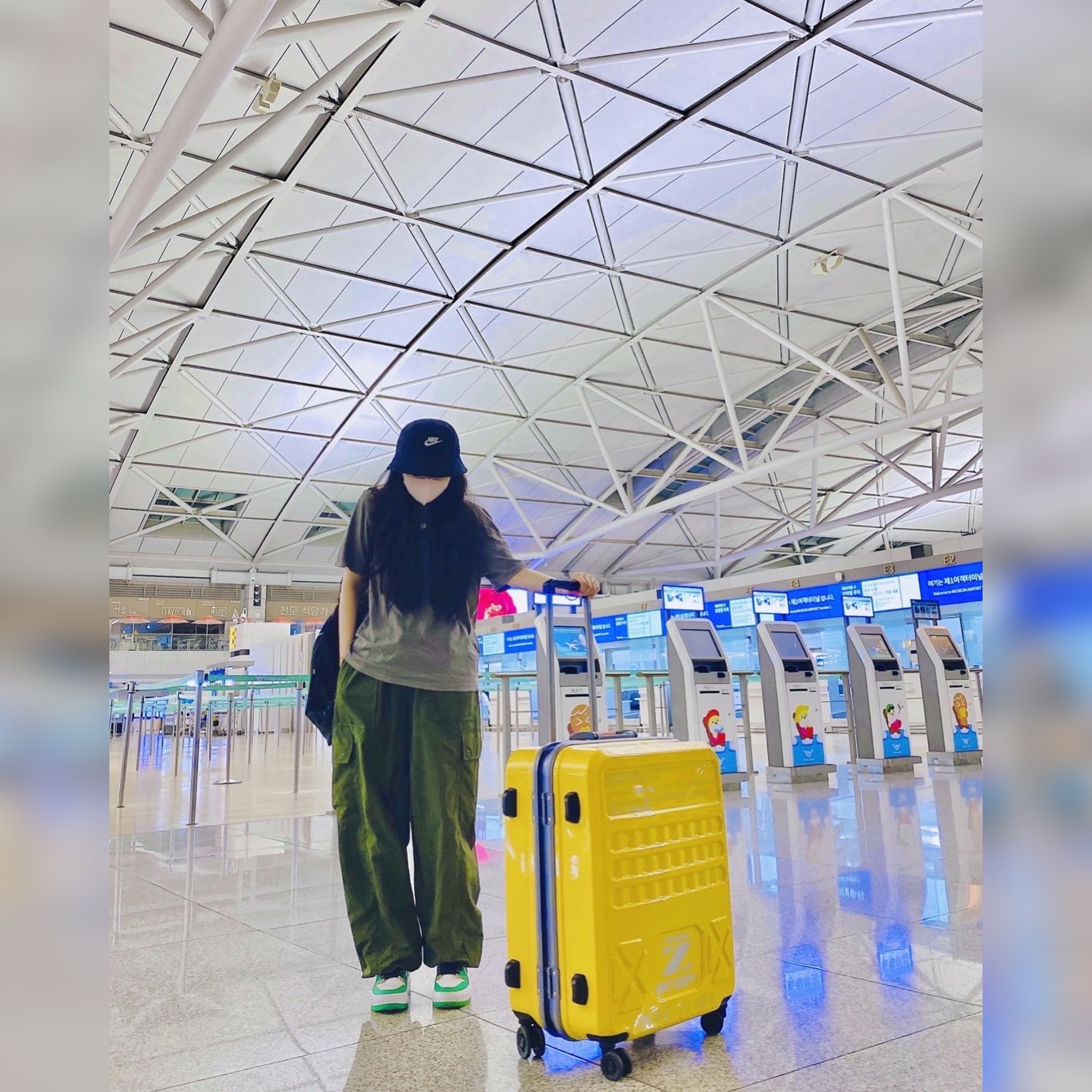 (W) Jordan 1 Elevate Low SE Lucky Green 착용 스타일