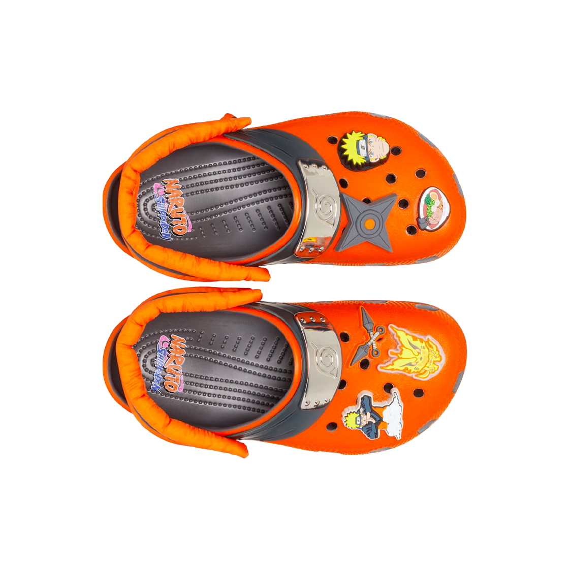 (키즈) 크록스 x 나루토 질풍전 나루토 클래식 클로그 오렌지((Kids) Crocs x Naruto Shippuden Naruto Classic Clog Orange) - 2