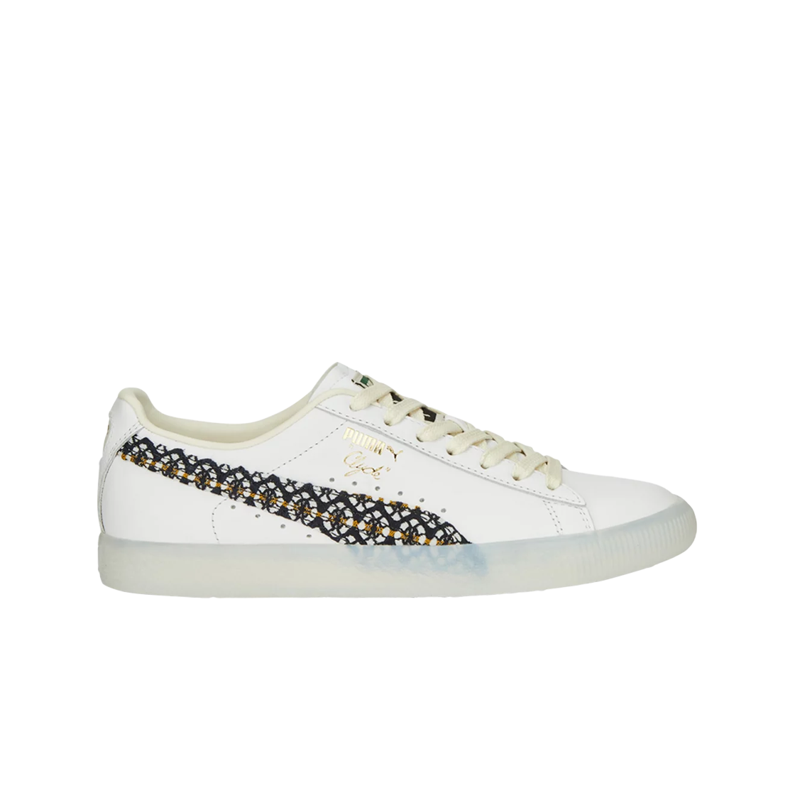 390092-01 (W) Puma Clyde White Frosted Ivory