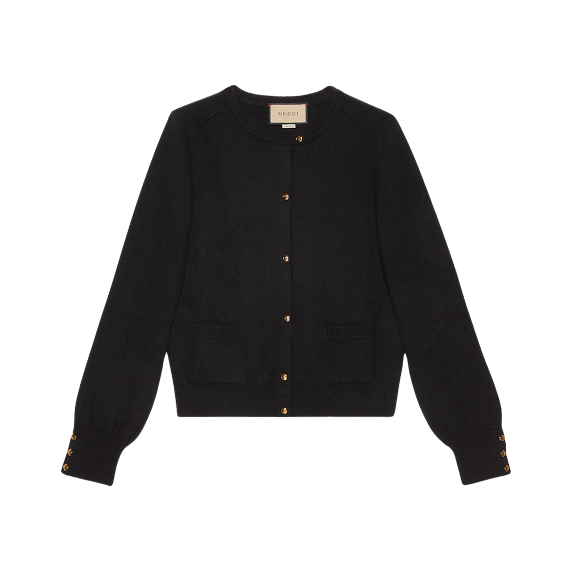 (W) Gucci Wool Mohair Cashmere Cardigan Black 상세 이미지 2