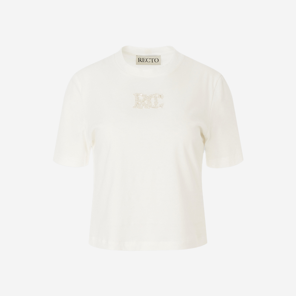 RECTO RC EMBROIDERY T-SHIRT OFF WHITE