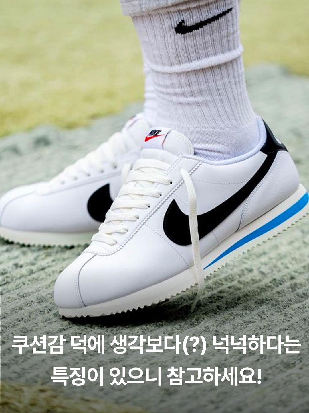(W) Nike Cortez SE Supersonic Phantom Light Bone, Nike Classic Cortez Forrest Gump 2017 착용 스타일 - 5