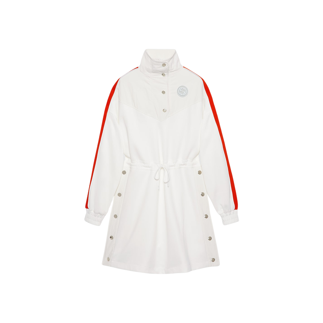 (W) Gucci Technical Jersey Dress with Web Off White 상세 이미지 1