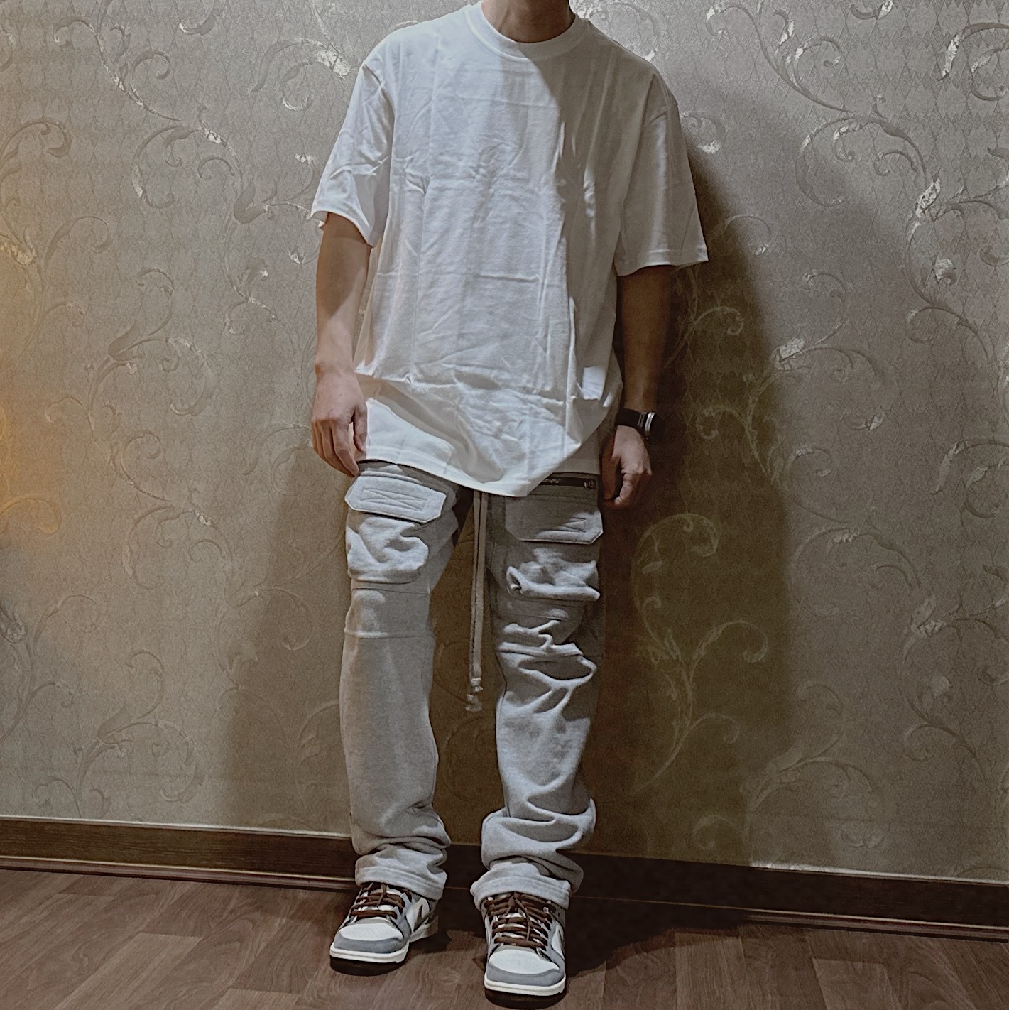 Supreme x The North Face S/S Top White - 24SS, Nike x Yuto Horigome SB Dunk Low Wolf Grey 착용 스타일 - 1