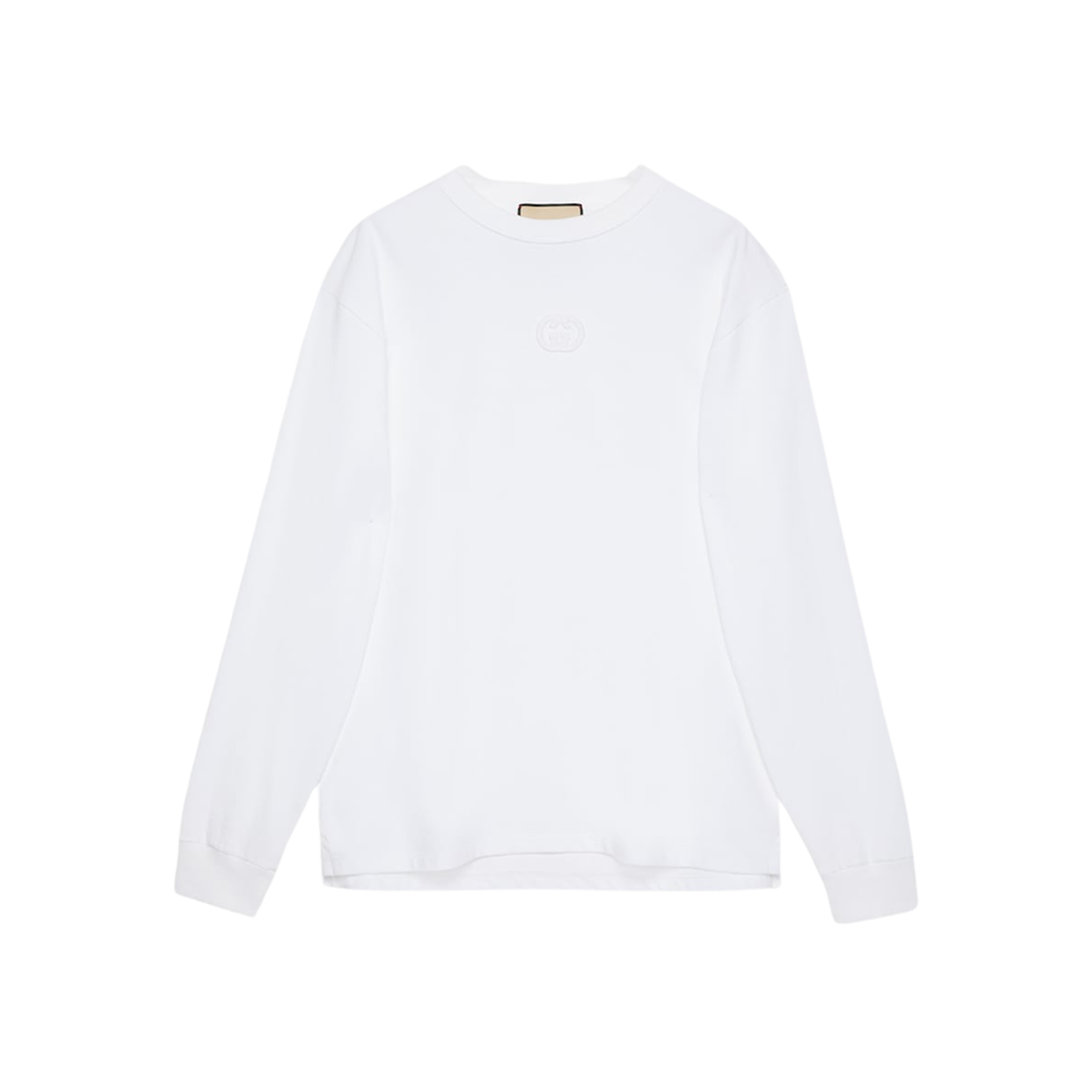 Gucci Cotton Jersey Long-Sleeved T-Shirt Off White 상세 이미지 1