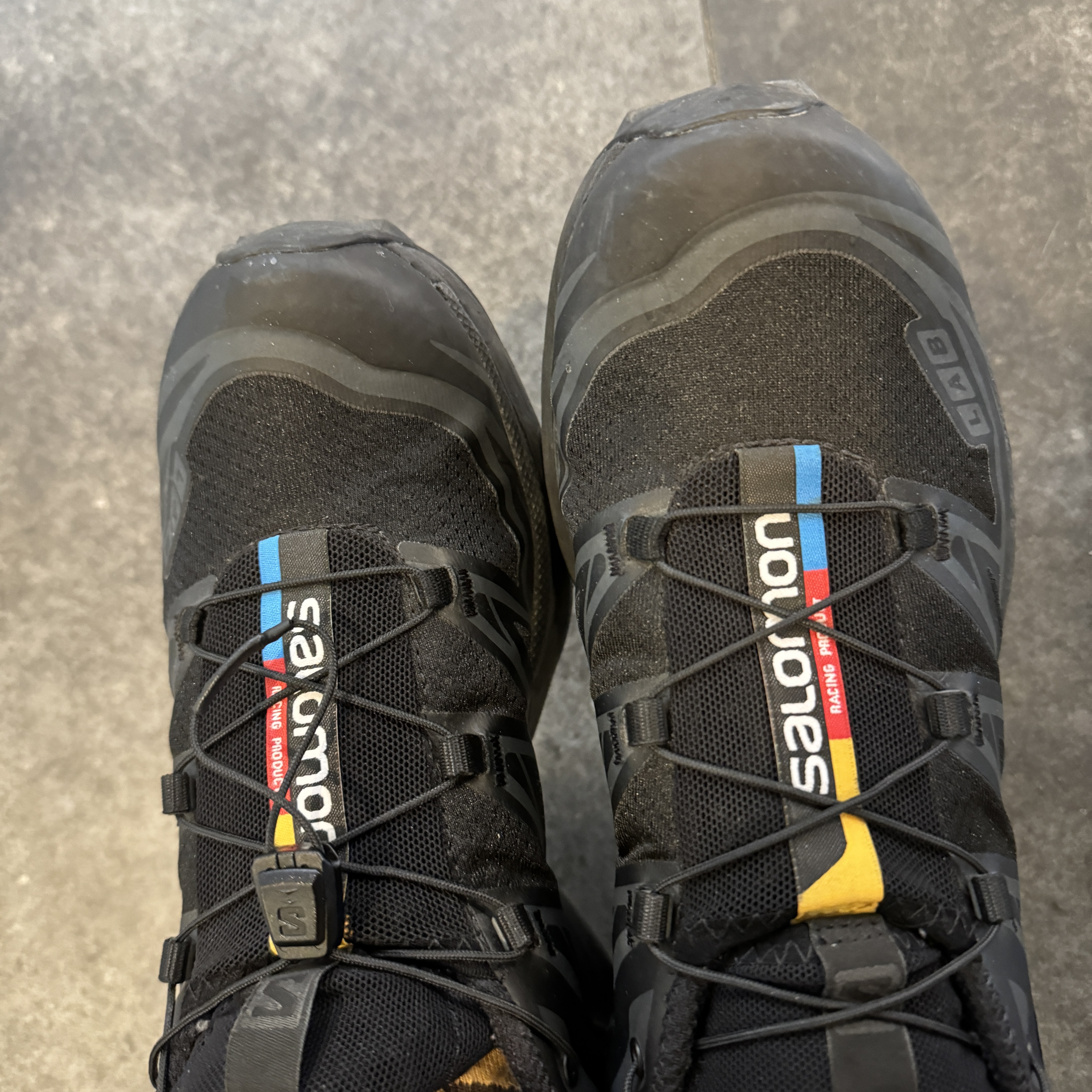Salomon XT-6 ADV Black 착용 스타일