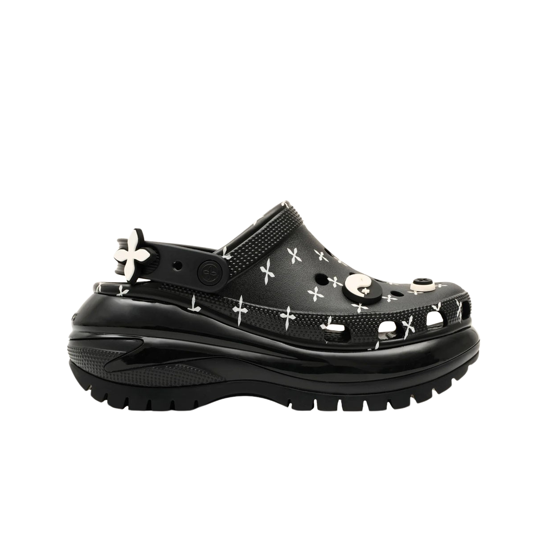 (W) 크록스 x 에스엠에프케이 컴패스 클로그 블랙