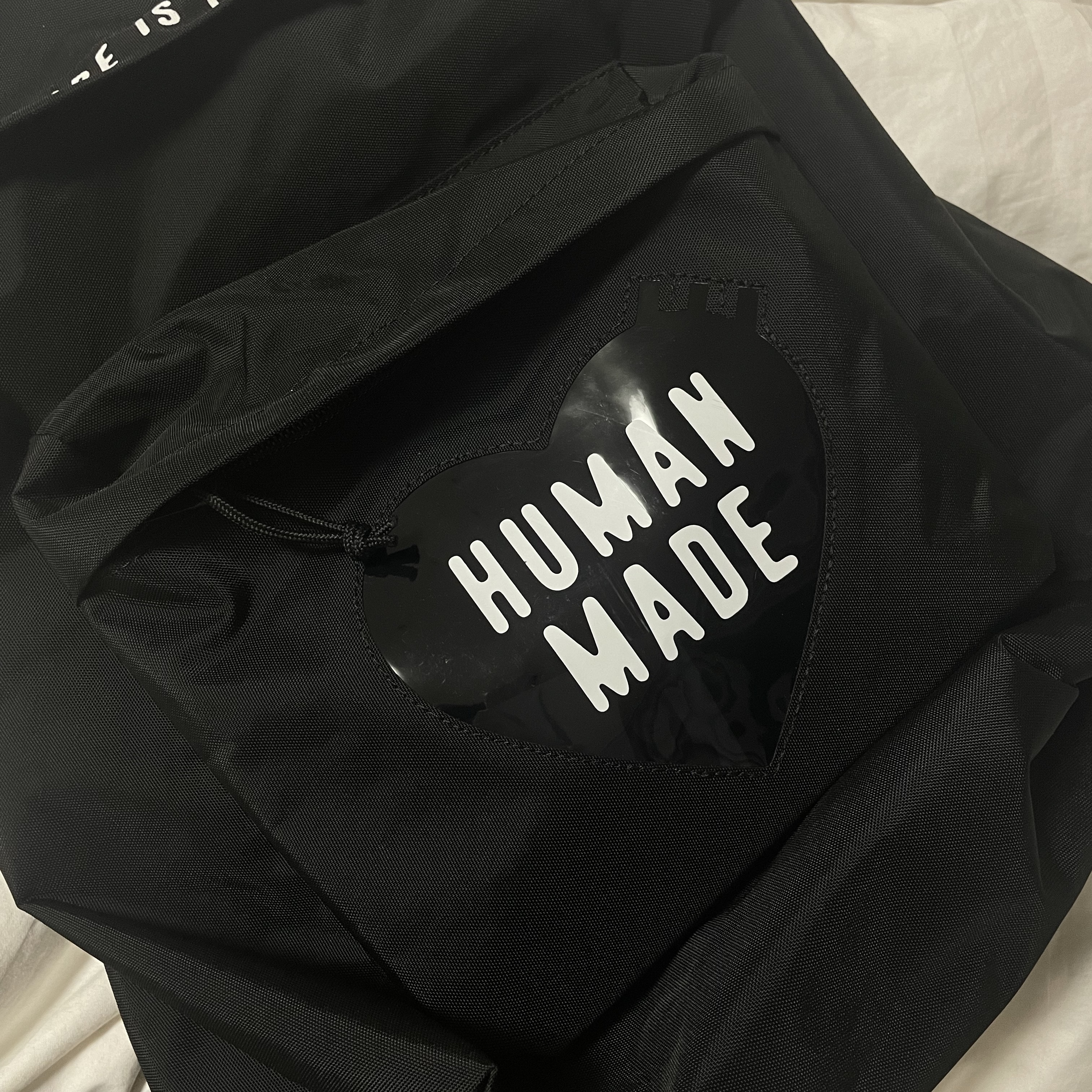 Human Made Backpack Black 착용 스타일