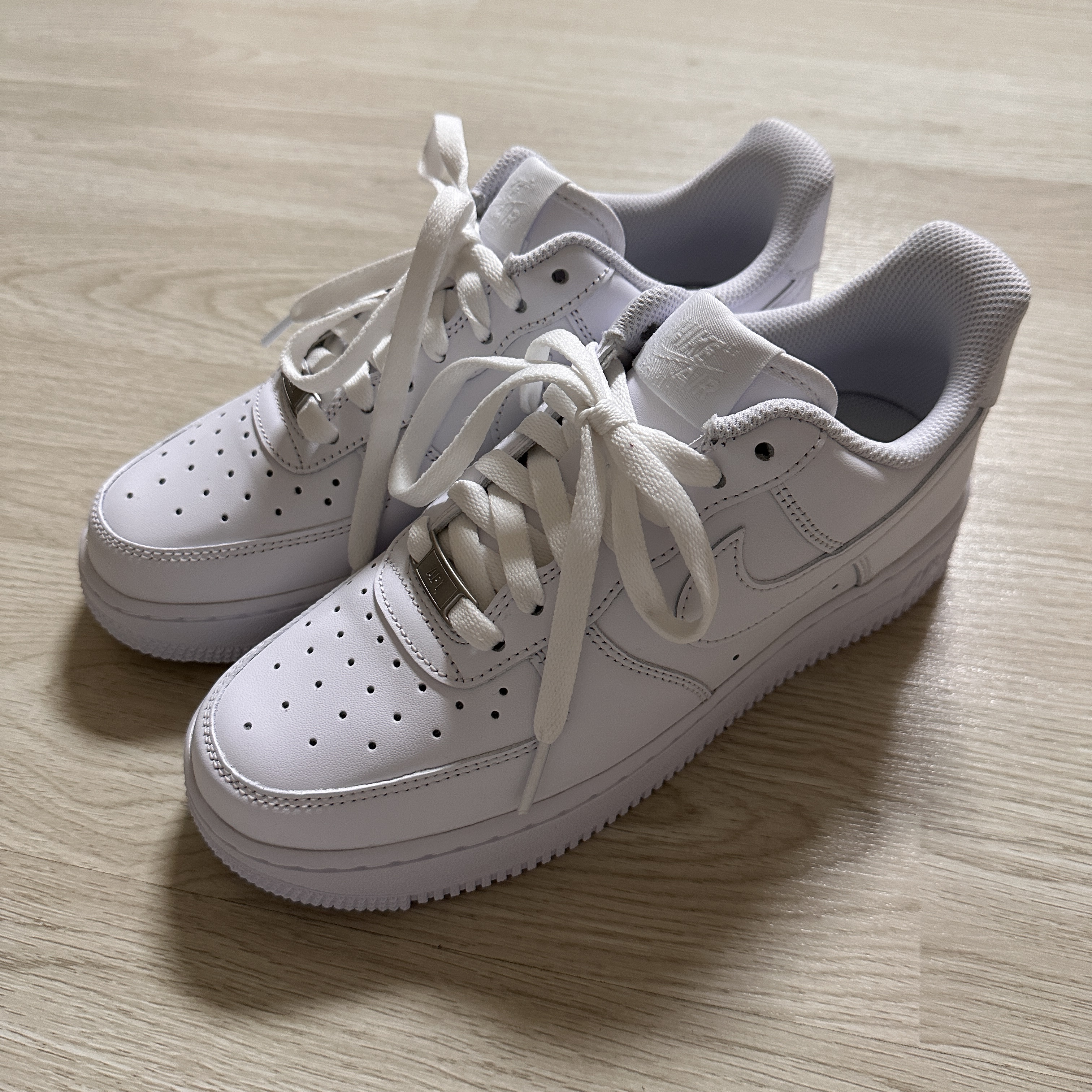 (W) Nike Air Force 1 '07 Low White 착용 스타일